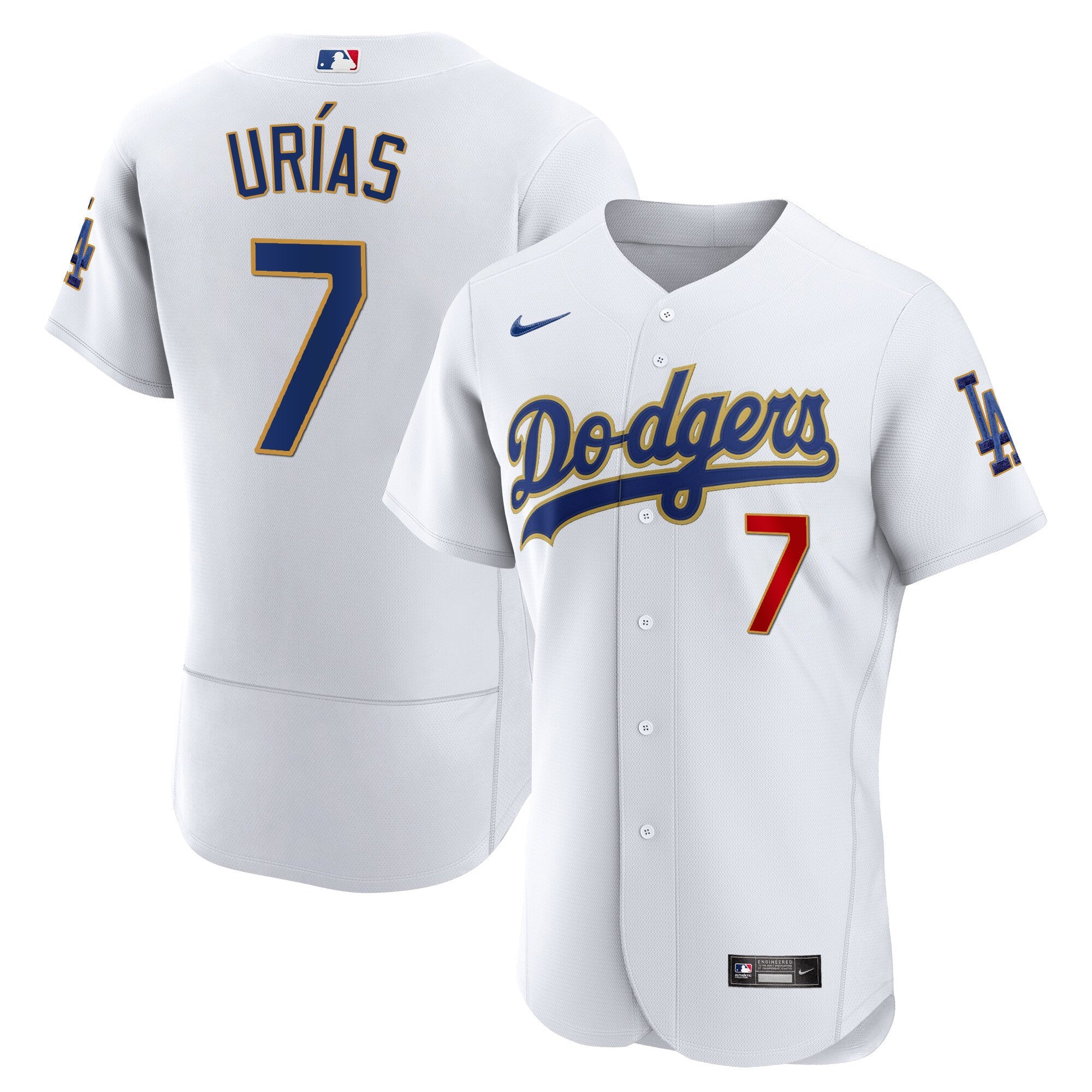 Men’s Los Angeles Gold Trim Flex Base Jersey