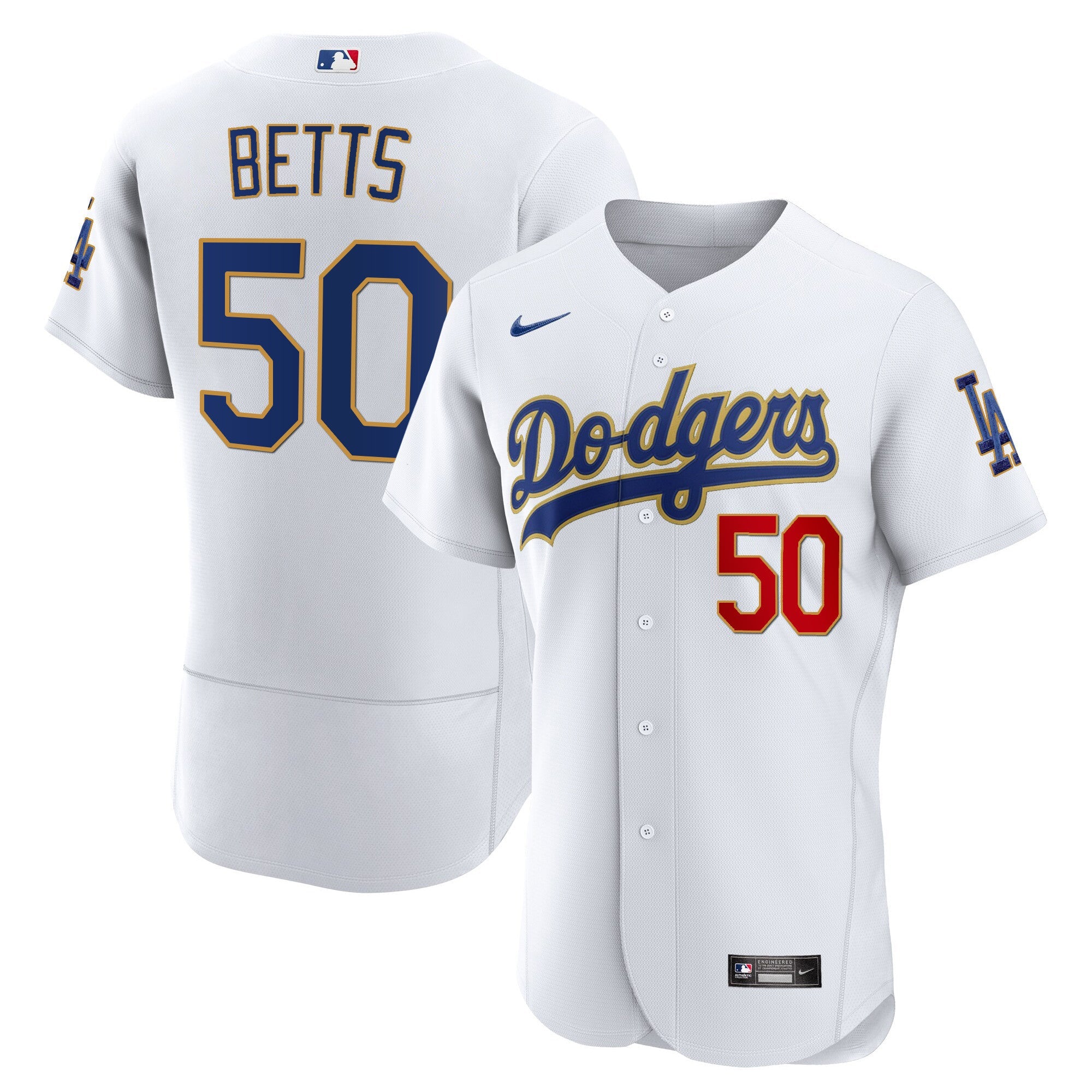 Men’s Los Angeles Gold Trim Flex Base Jersey