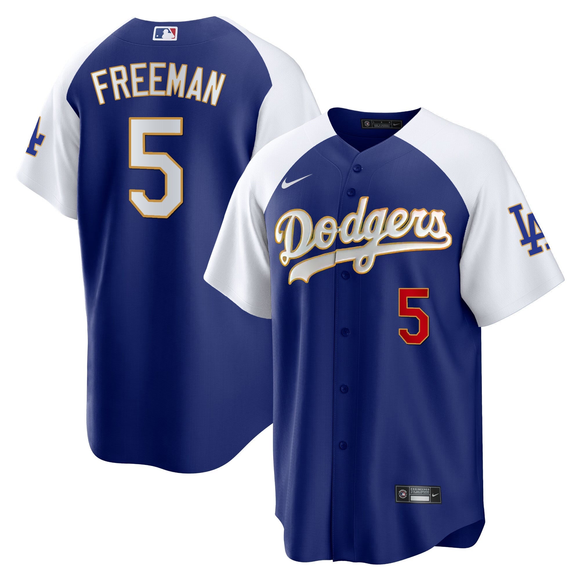Men’s Los Angeles Gold Trim Cool Base Jersey