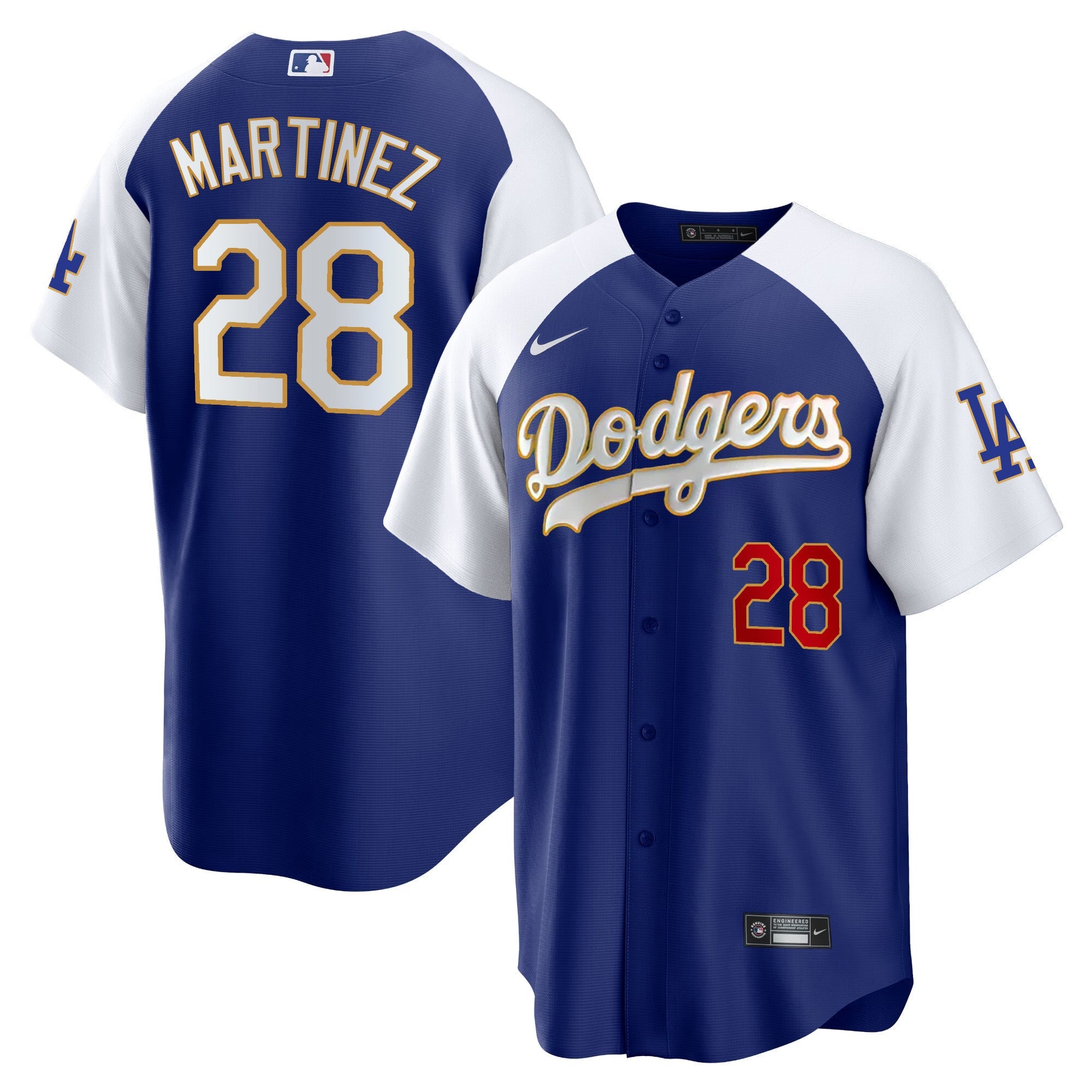 Men’s Los Angeles Gold Trim Cool Base Jersey
