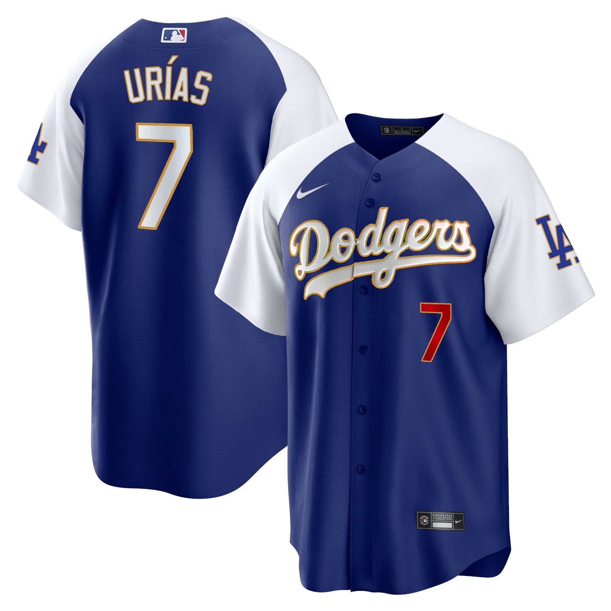 Men’s Los Angeles Gold Trim Cool Base Jersey