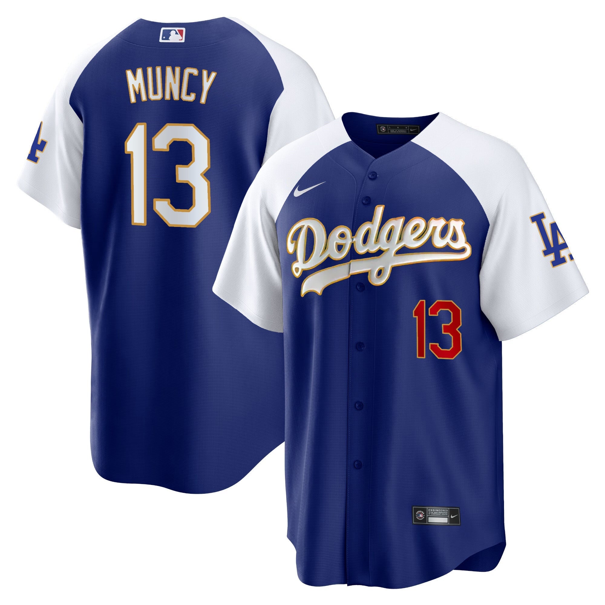 Men’s Los Angeles Gold Trim Cool Base Jersey
