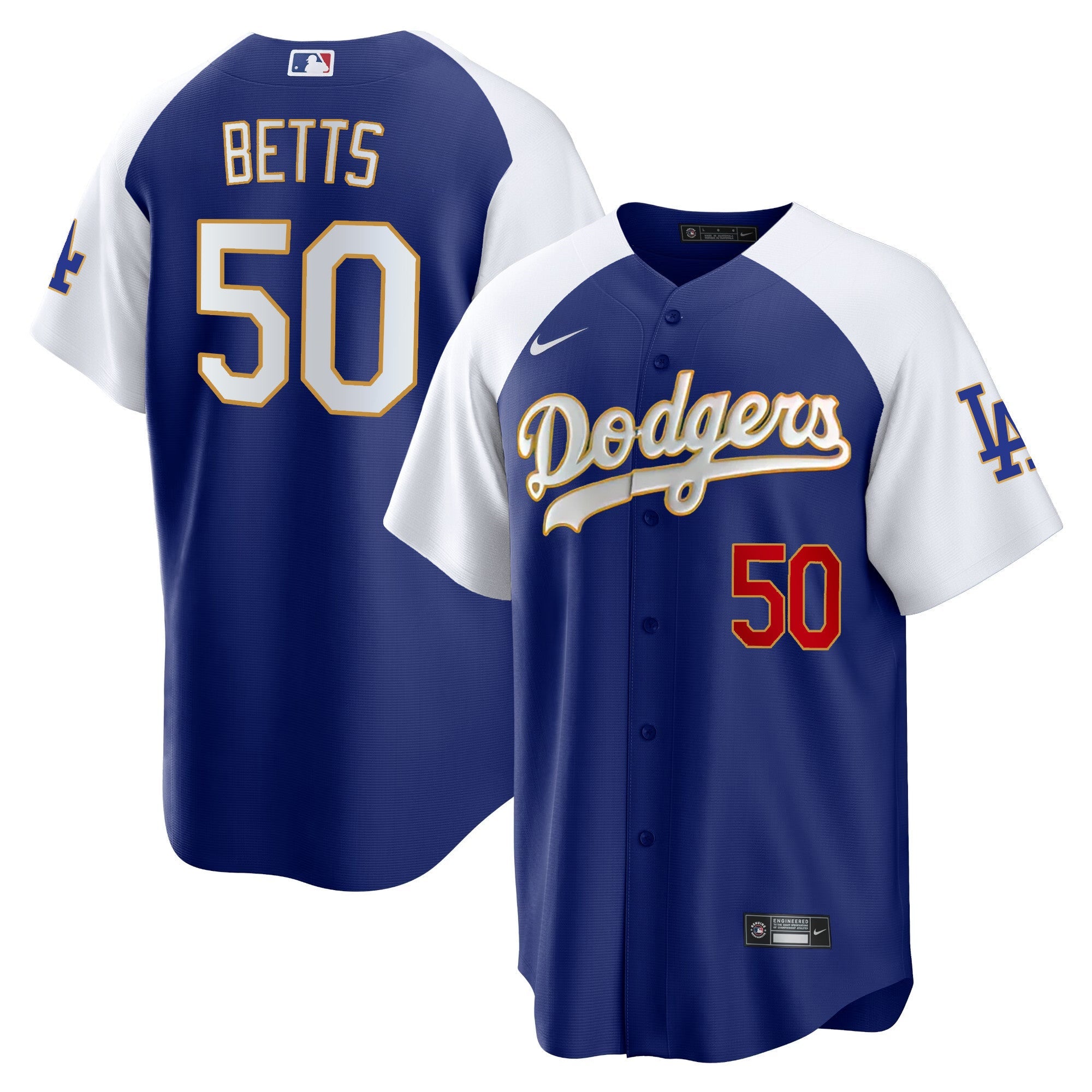 Men’s Los Angeles Gold Trim Cool Base Jersey