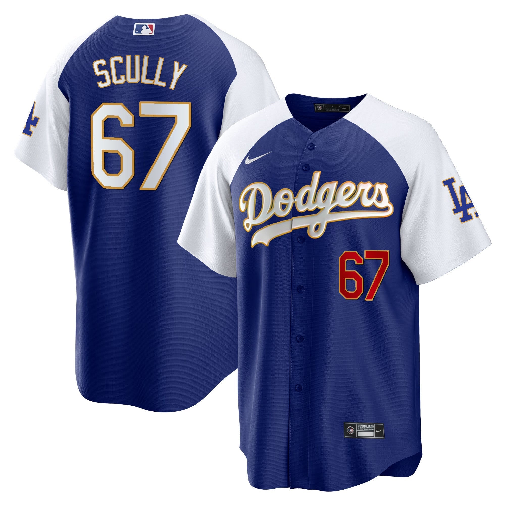 Men’s Los Angeles Gold Trim Cool Base Jersey