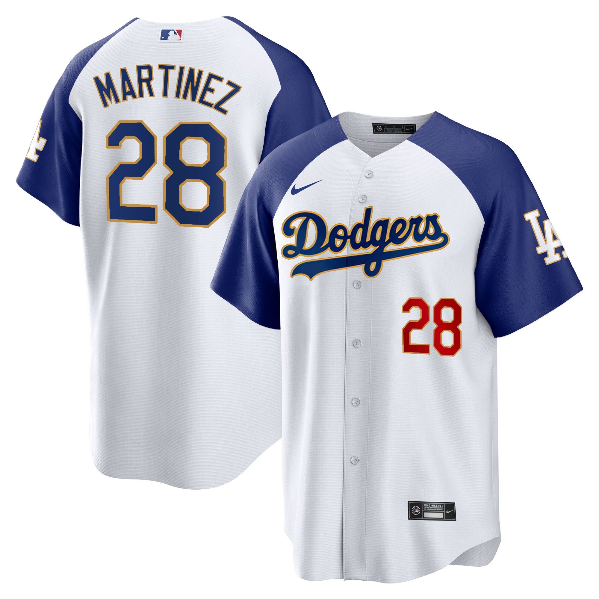 Men’s Los Angeles Gold Trim Cool Base Jersey