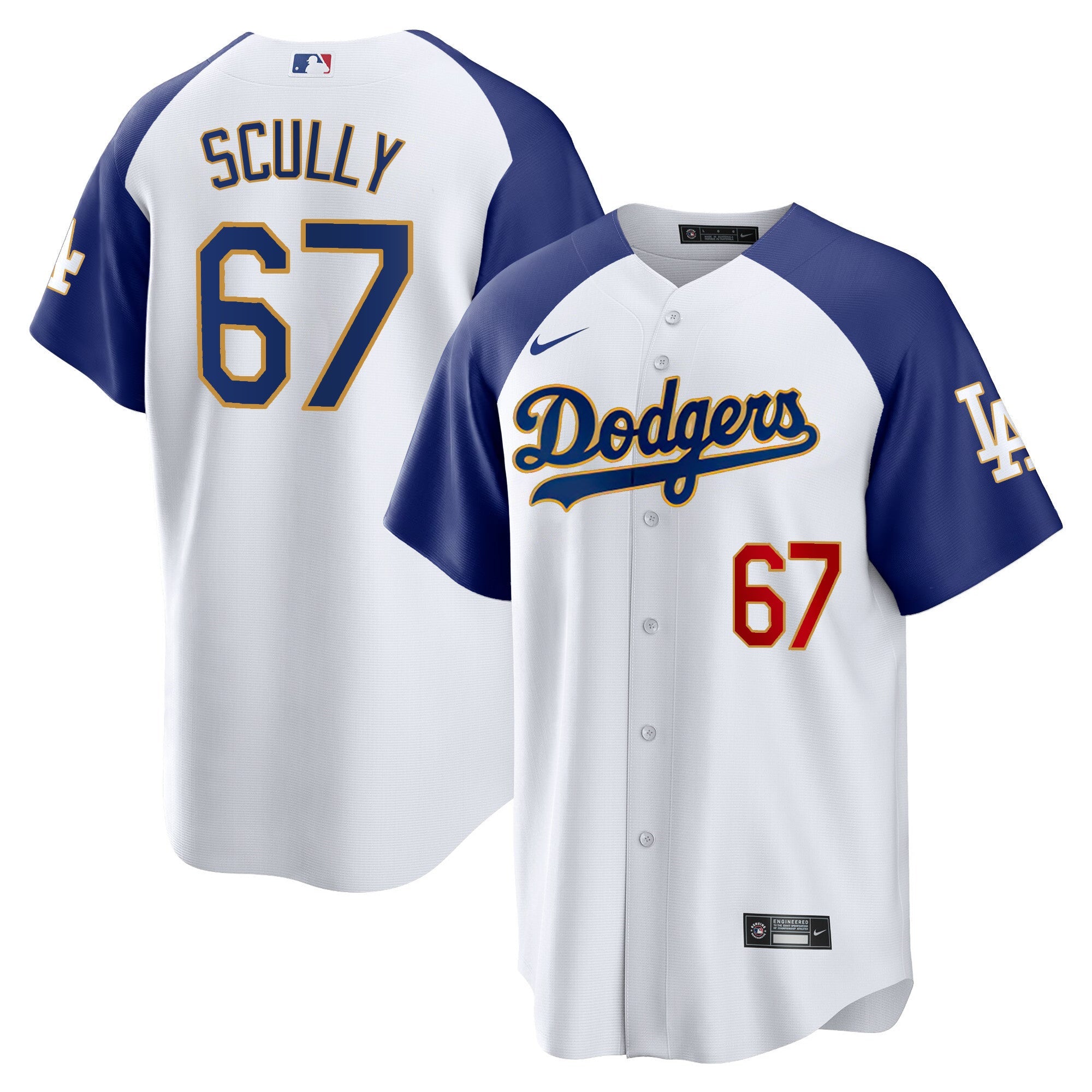 Men’s Los Angeles Gold Trim Cool Base Jersey