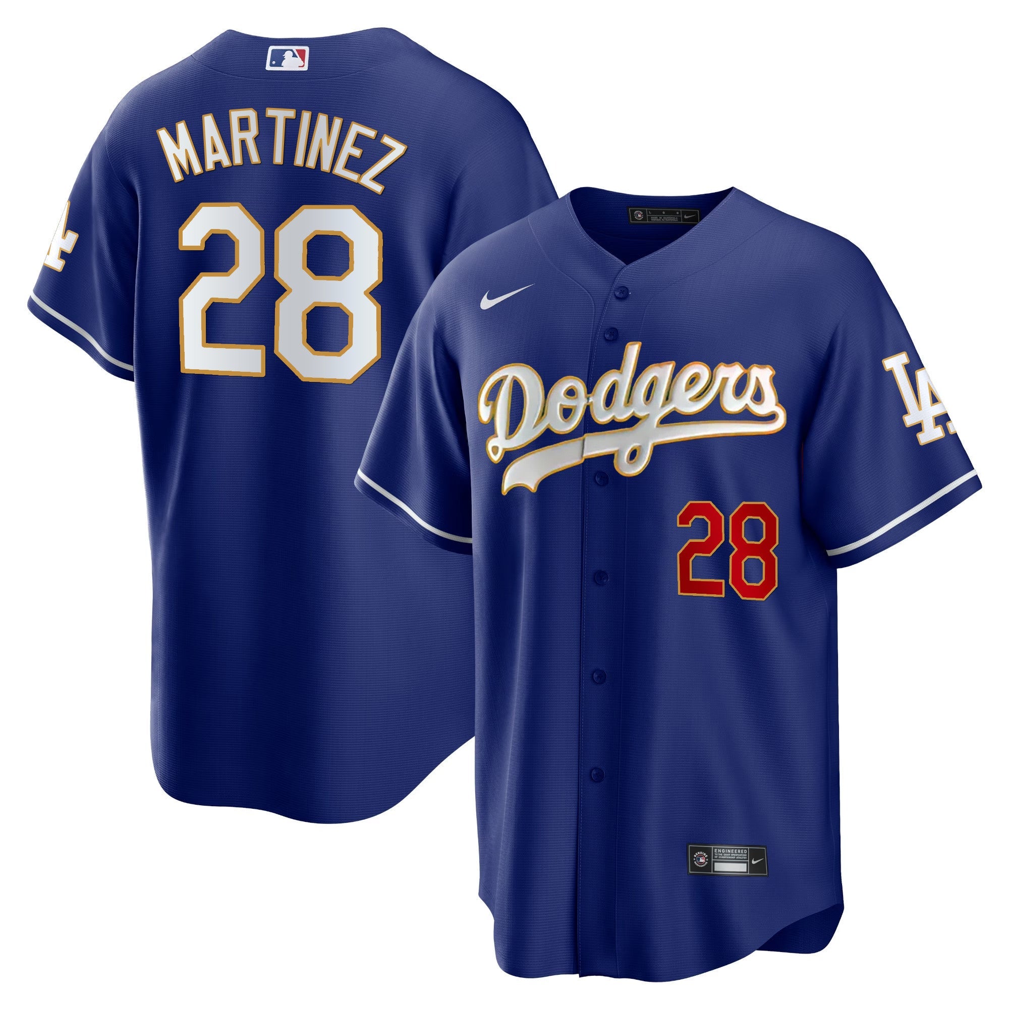 Men’s Los Angeles Gold Trim Cool Base Jersey