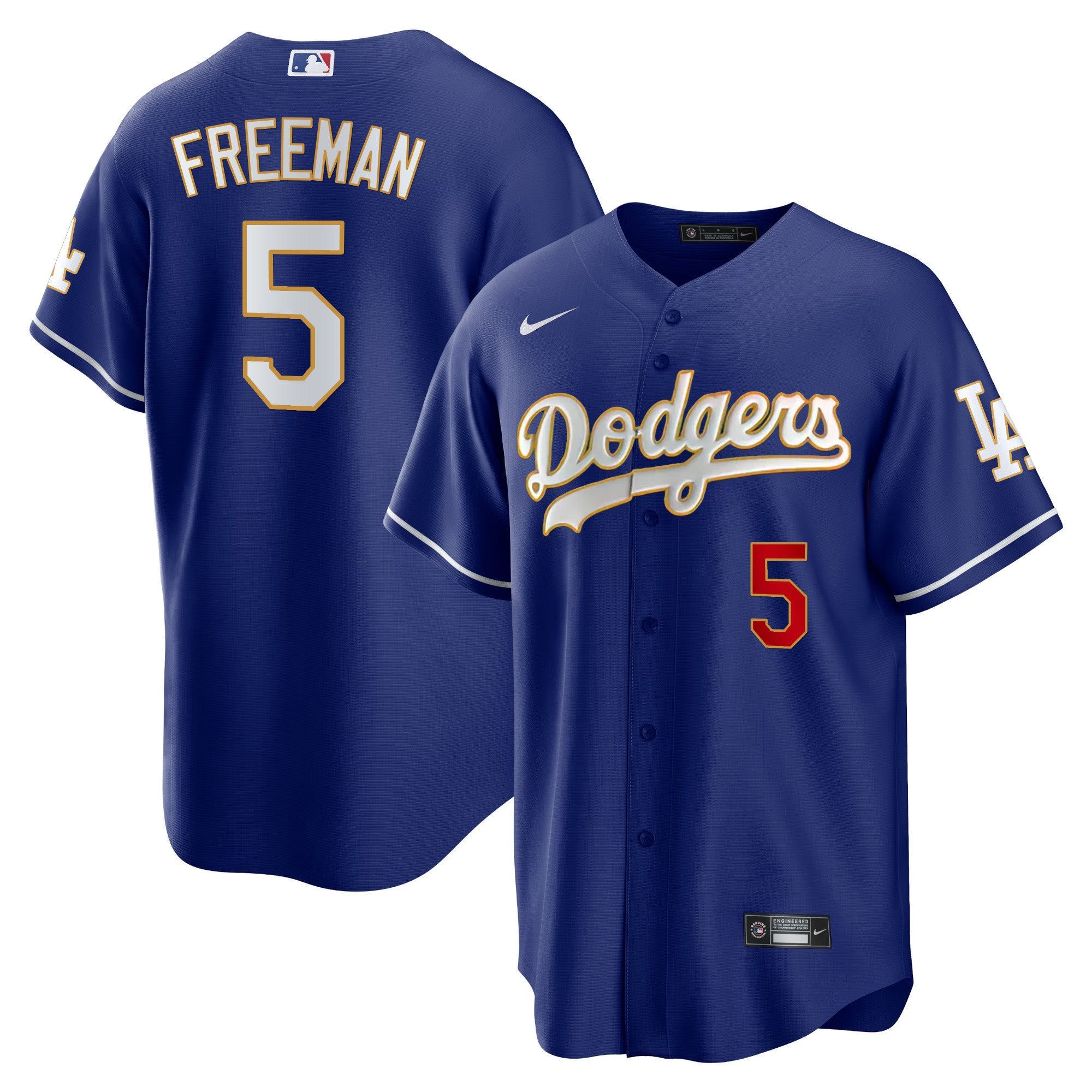 Men’s Los Angeles Gold Trim Cool Base Jersey