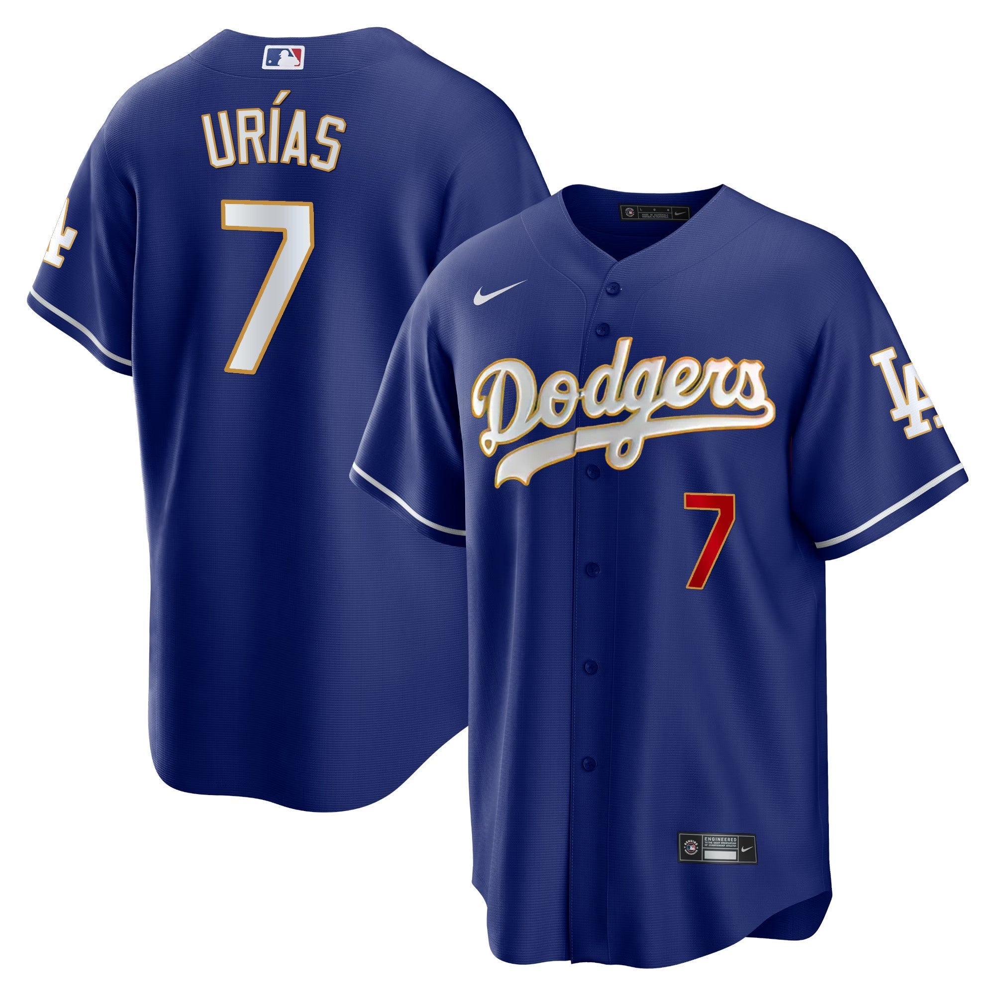 Men’s Los Angeles Gold Trim Cool Base Jersey