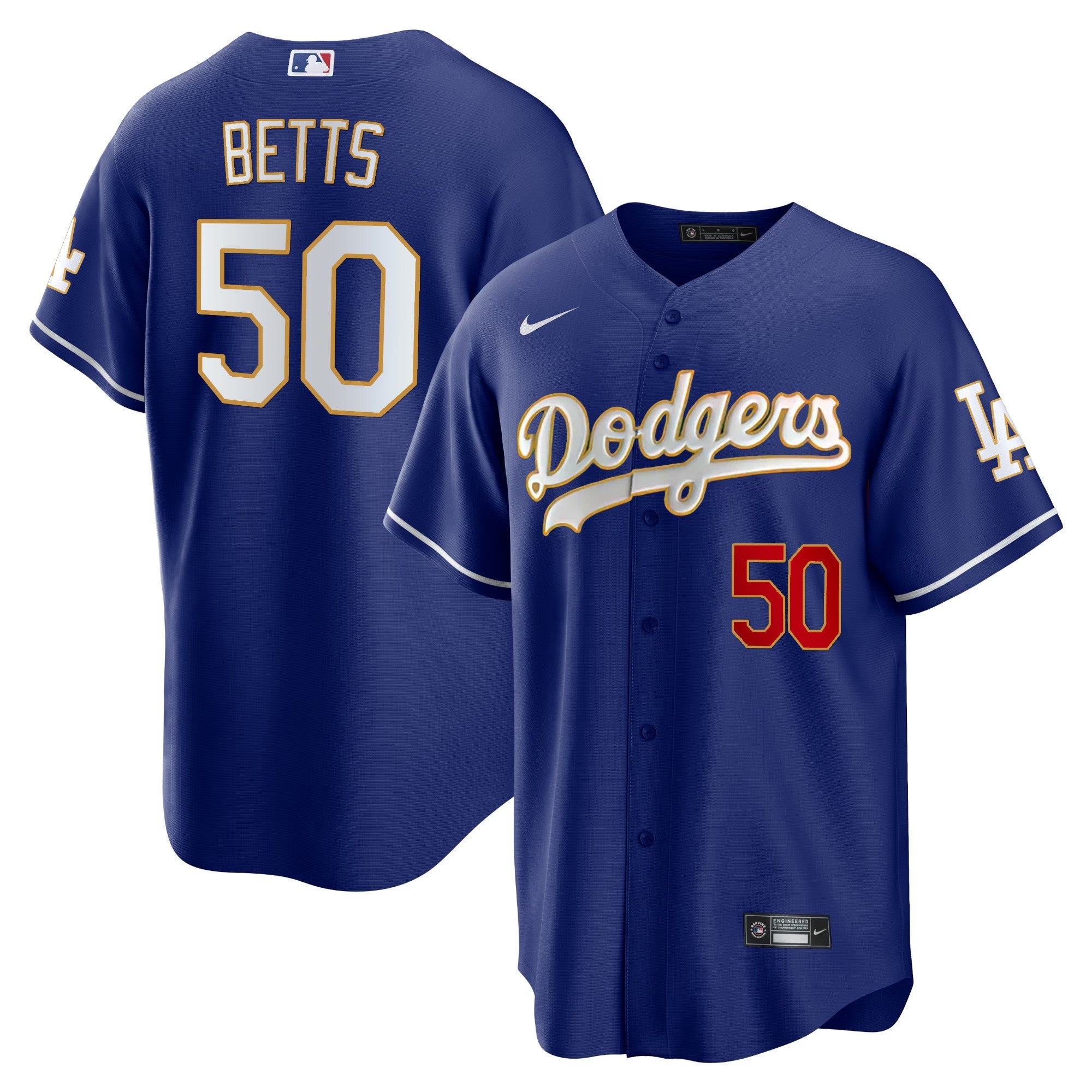 Men’s Los Angeles Gold Trim Cool Base Jersey