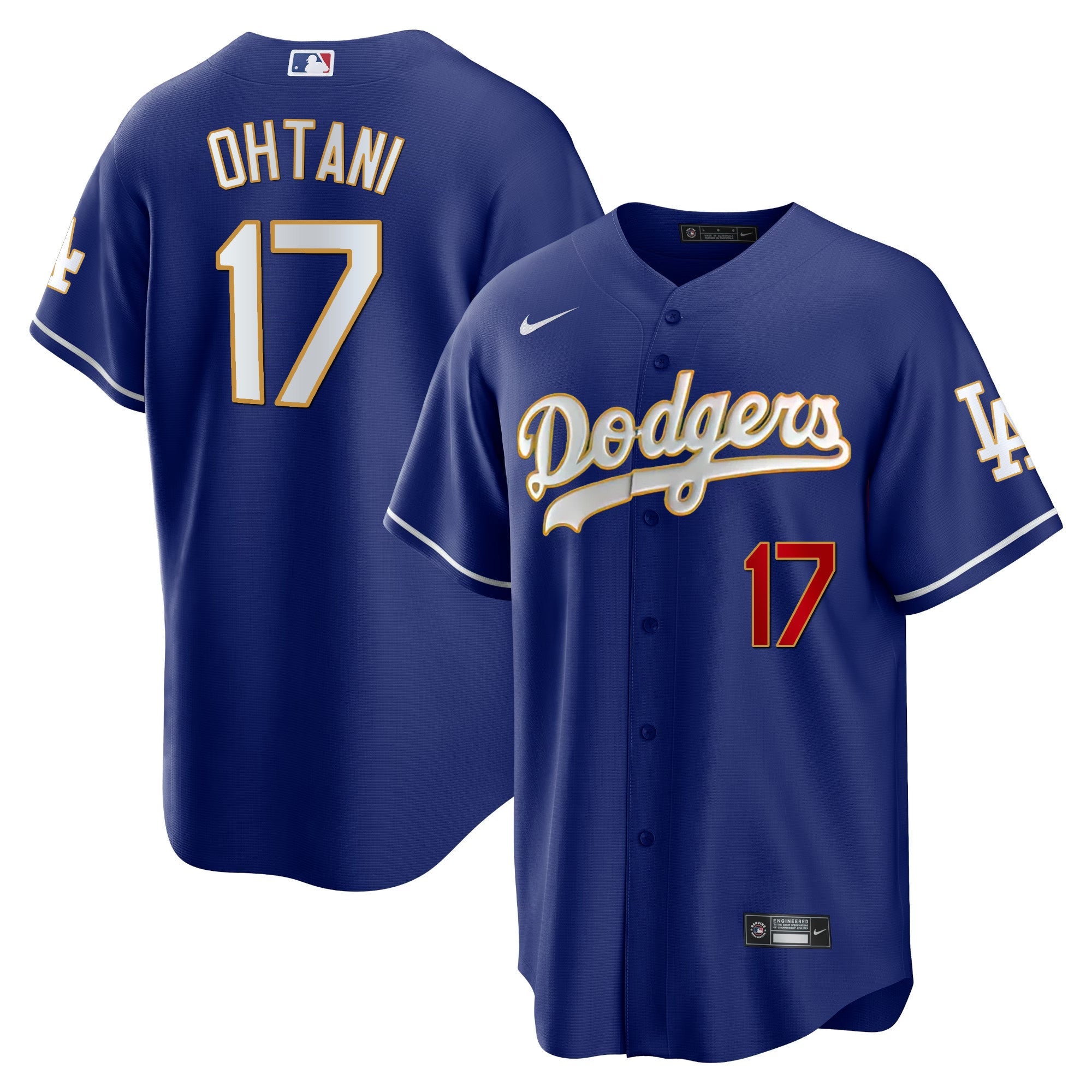 Men’s Los Angeles Gold Trim Cool Base Jersey