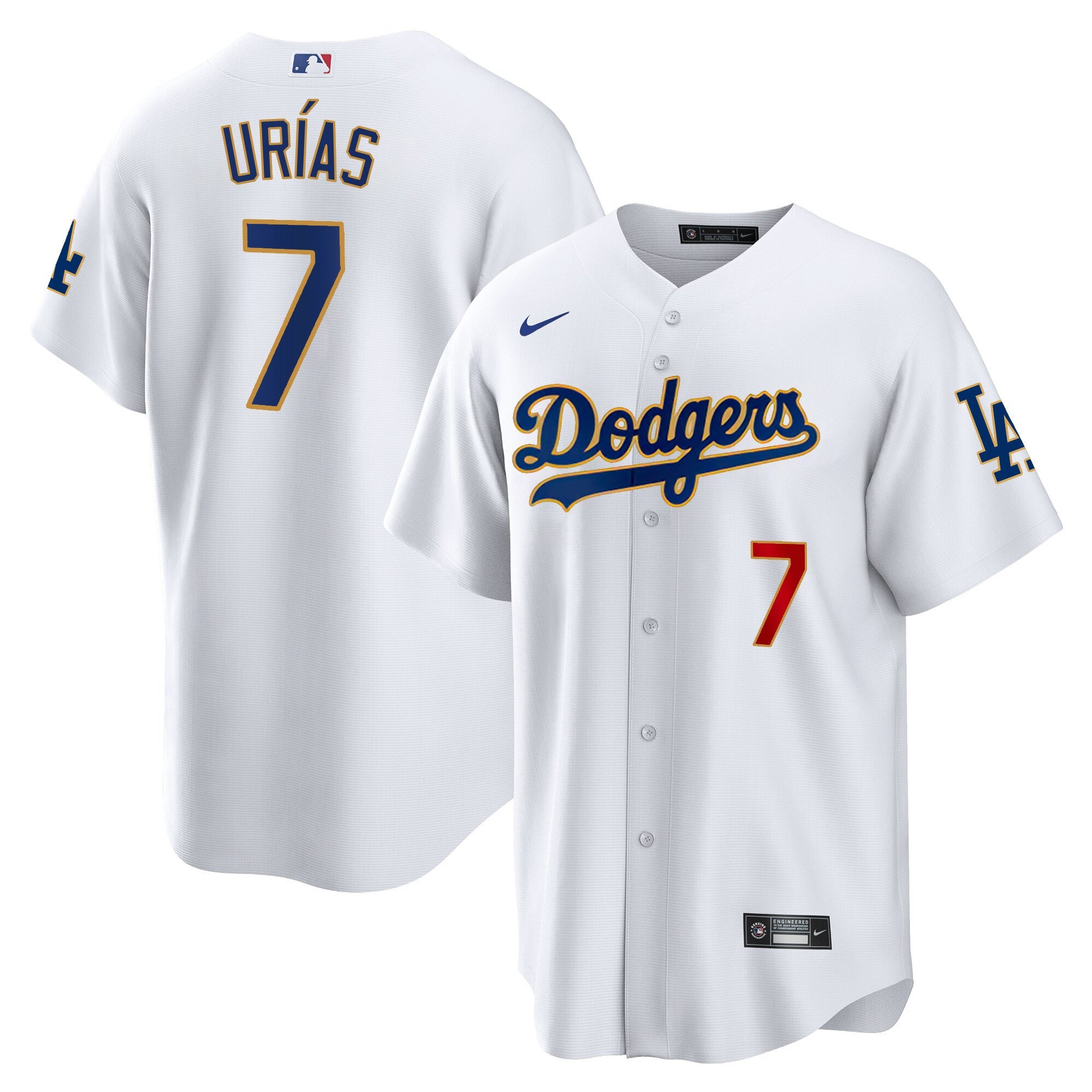 Men’s Los Angeles Gold Trim Cool Base Jersey