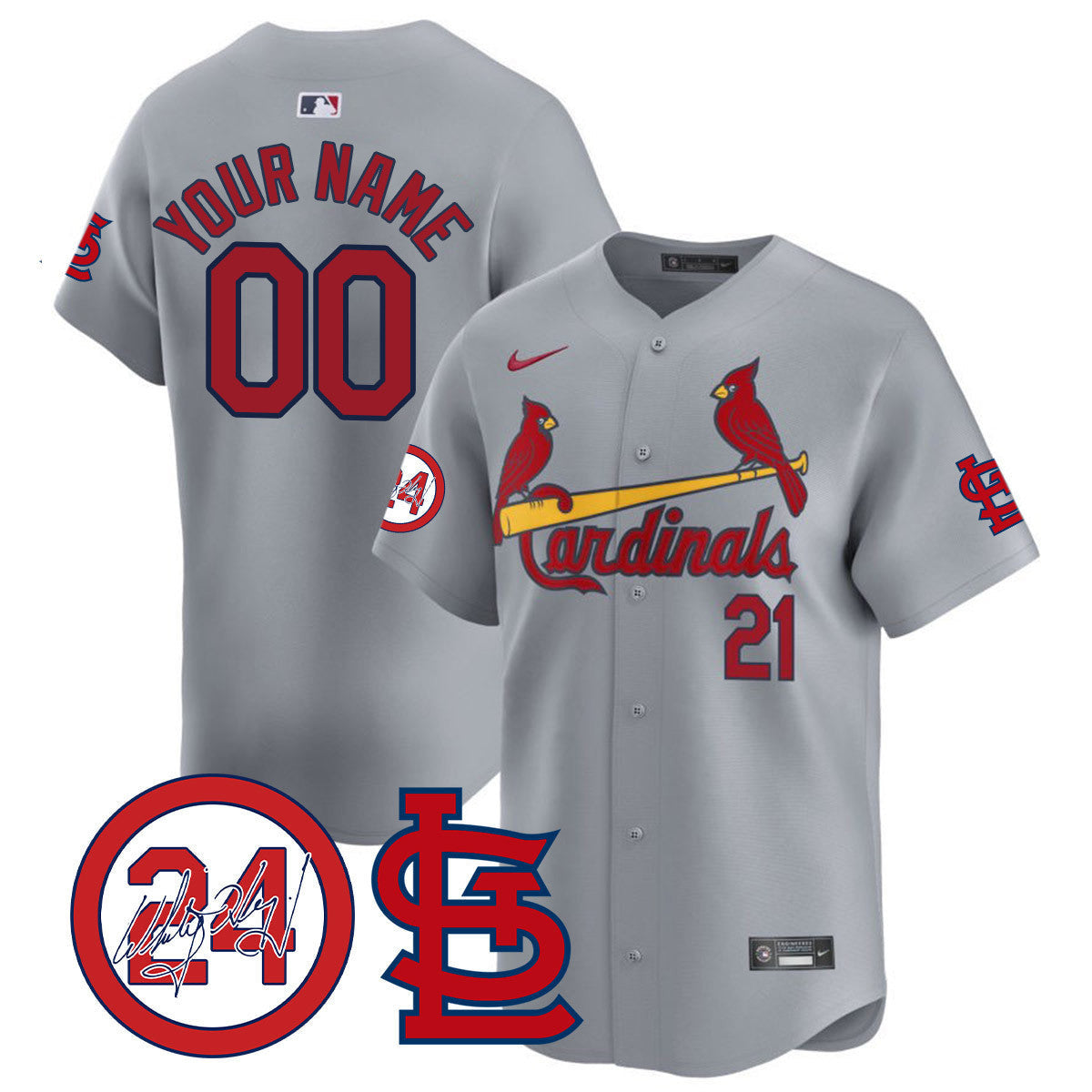 St. Louis Memorial Vapor Premier Limited Custom Jersey