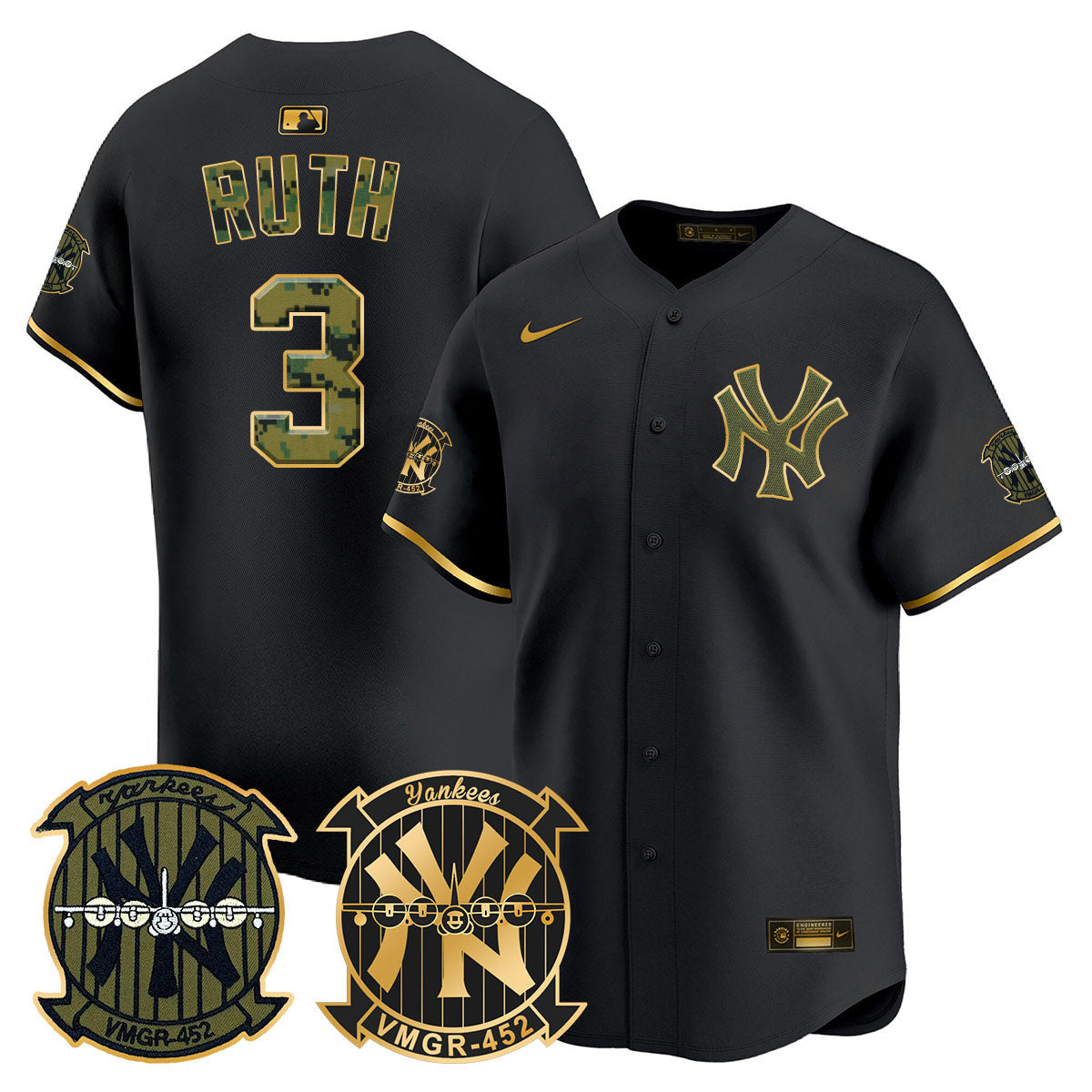 Men’s New York Woodland USMC Alternate Vapor Premier Limited Jersey