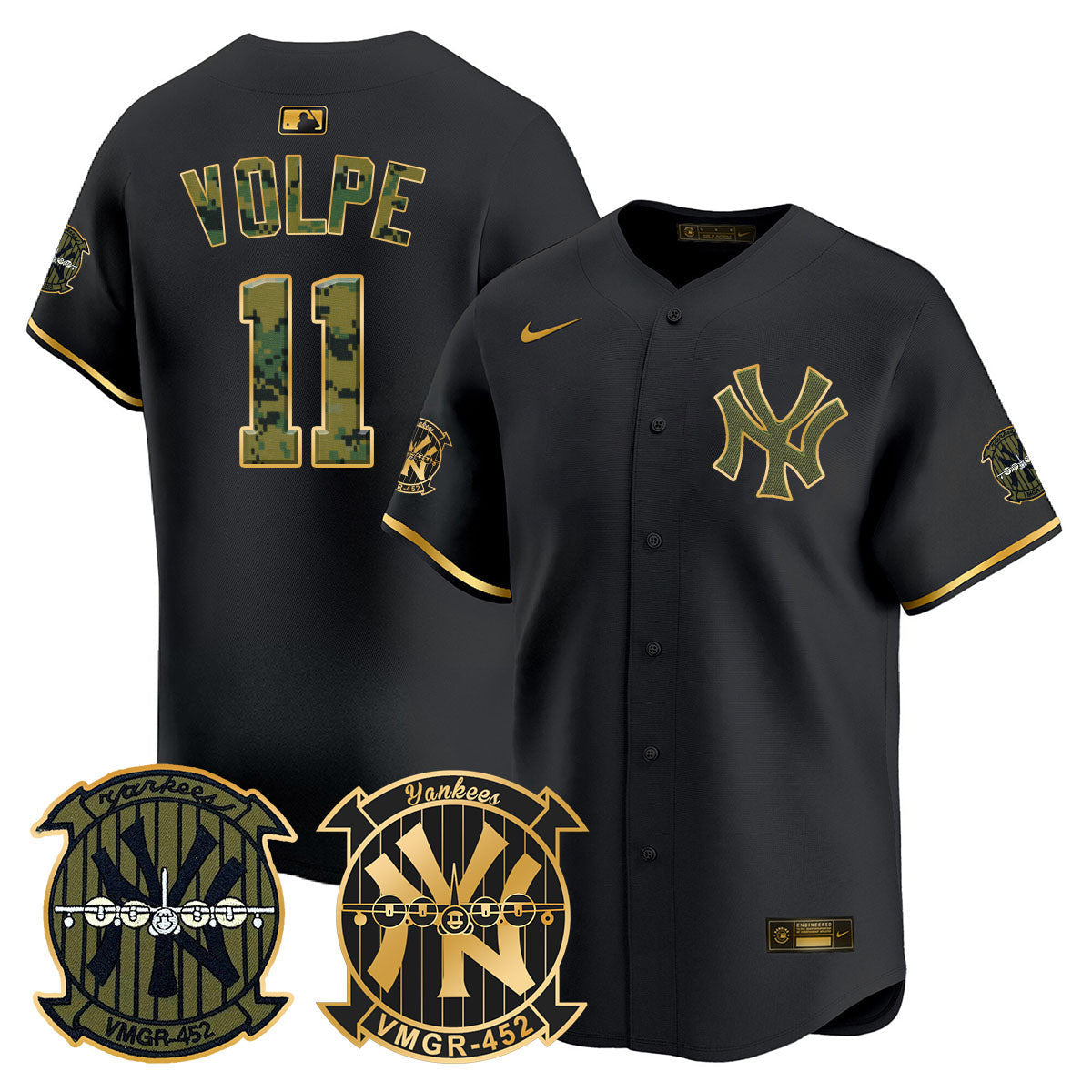 Men’s New York Woodland USMC Alternate Vapor Premier Limited Jersey