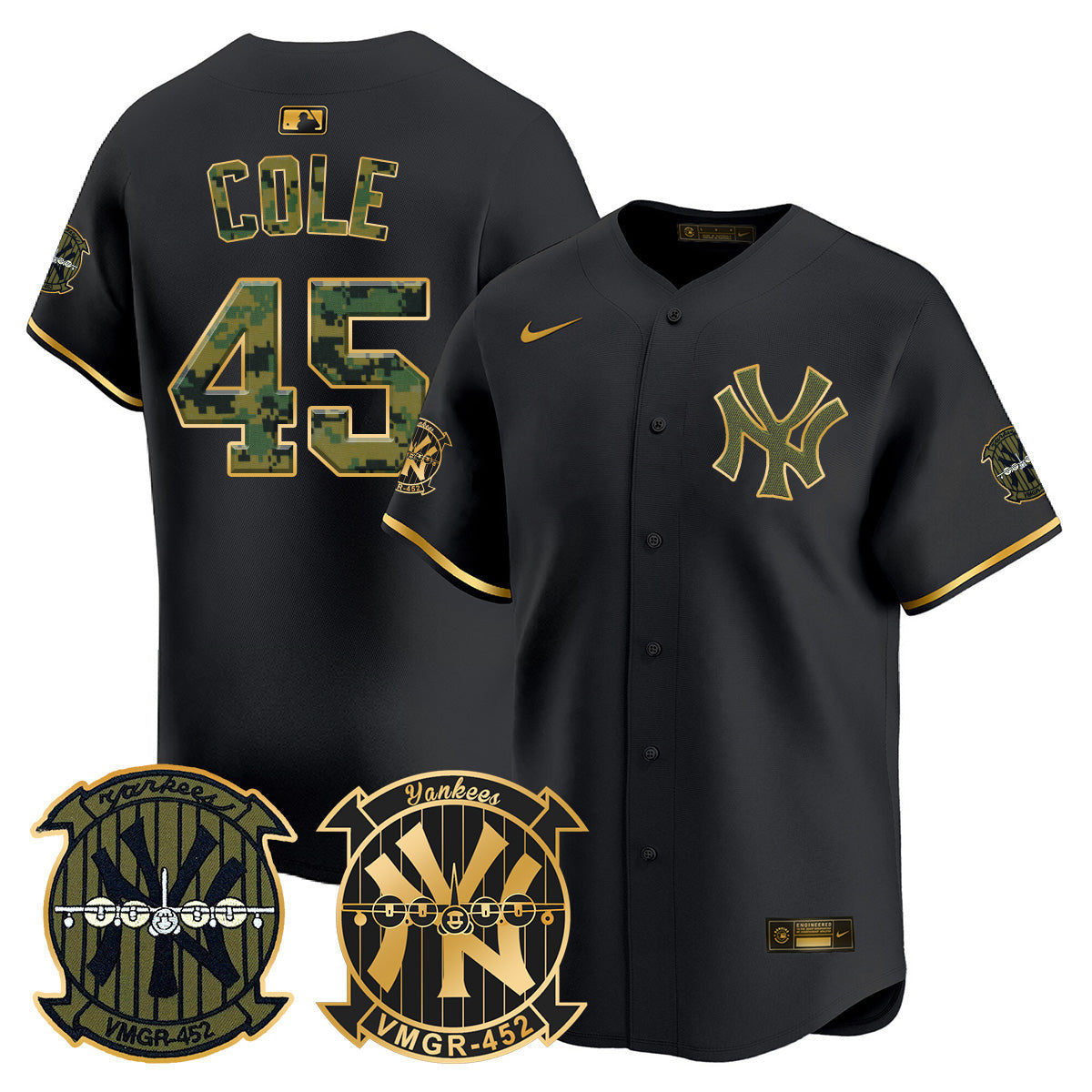 Men’s New York Woodland USMC Alternate Vapor Premier Limited Jersey