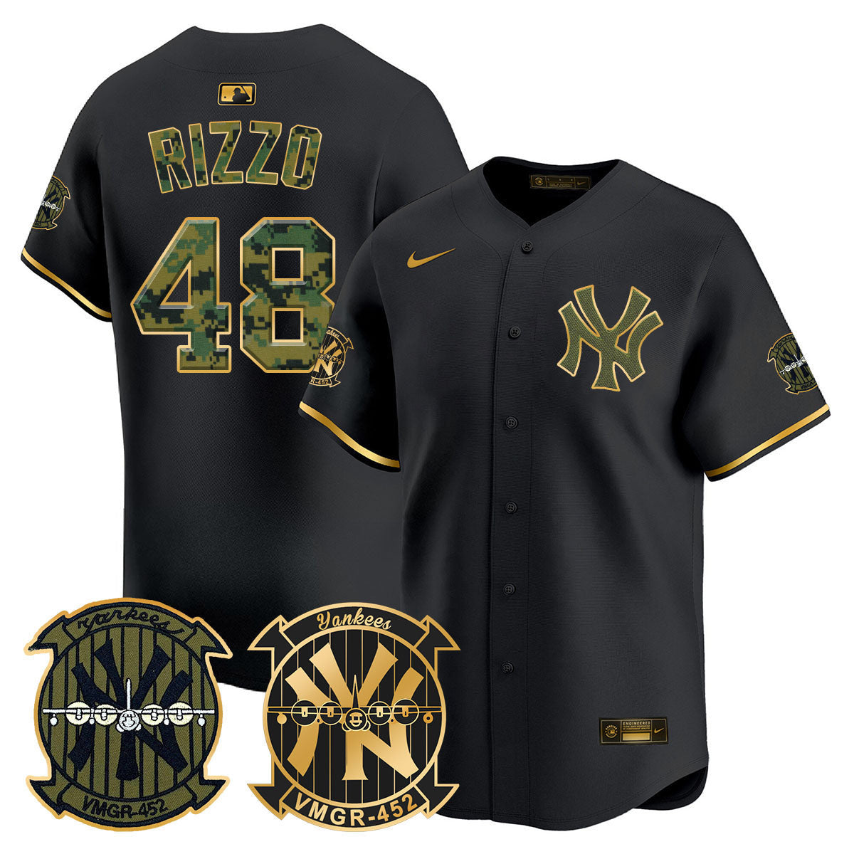 Men’s New York Woodland USMC Alternate Vapor Premier Limited Jersey