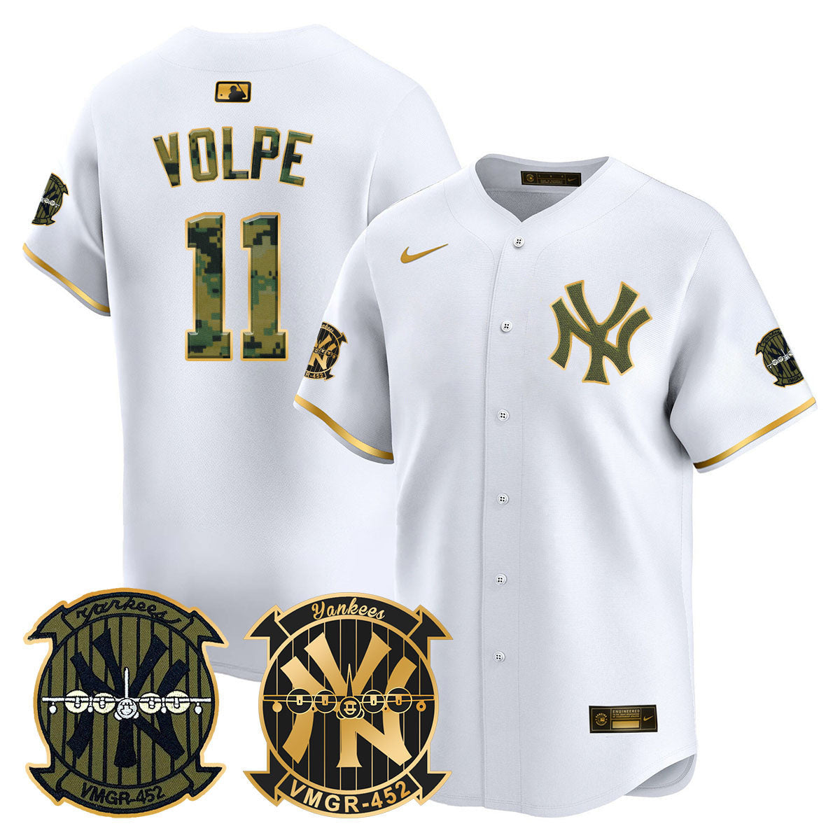 Men’s New York Woodland USMC Alternate Vapor Premier Limited Jersey