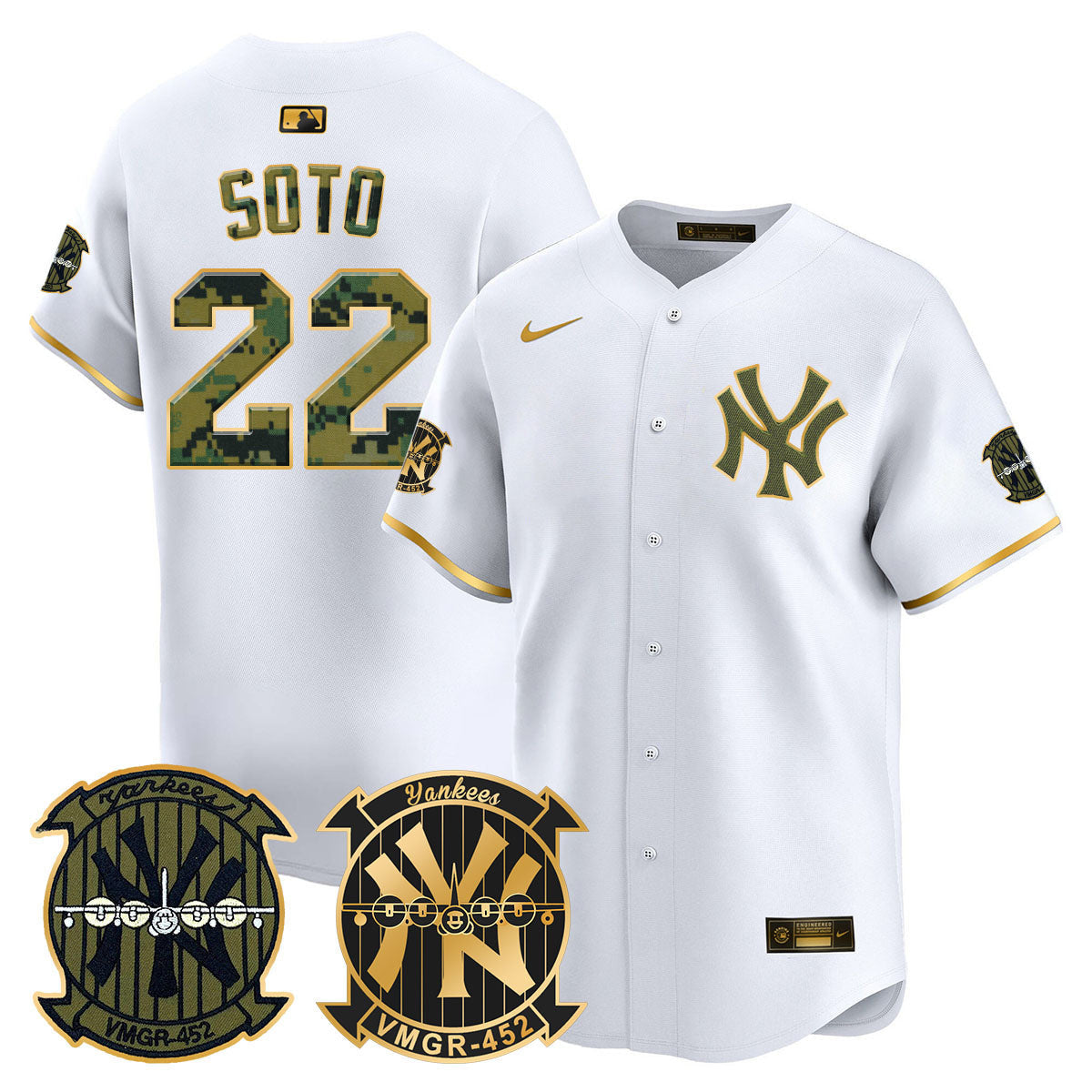 Men’s New York Woodland USMC Alternate Vapor Premier Limited Jersey