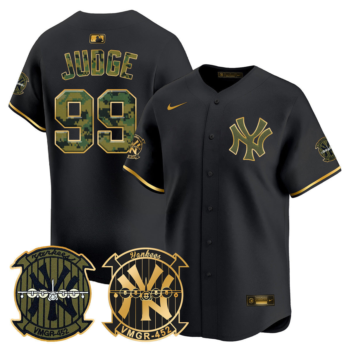 Men’s New York Woodland USMC Alternate Vapor Premier Limited Jersey
