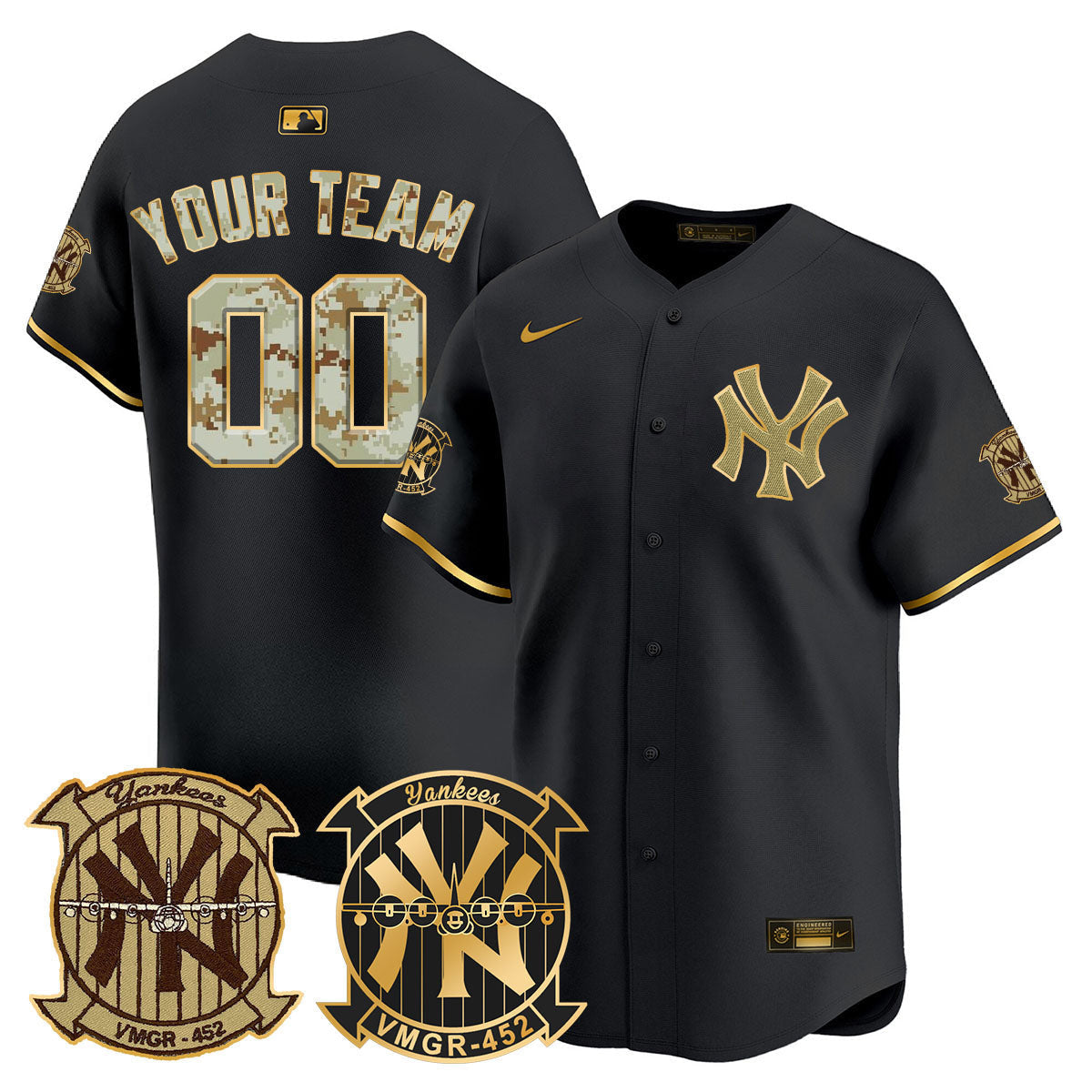 New York Desert USMC Alternate Vapor Premier Limited Custom Jersey