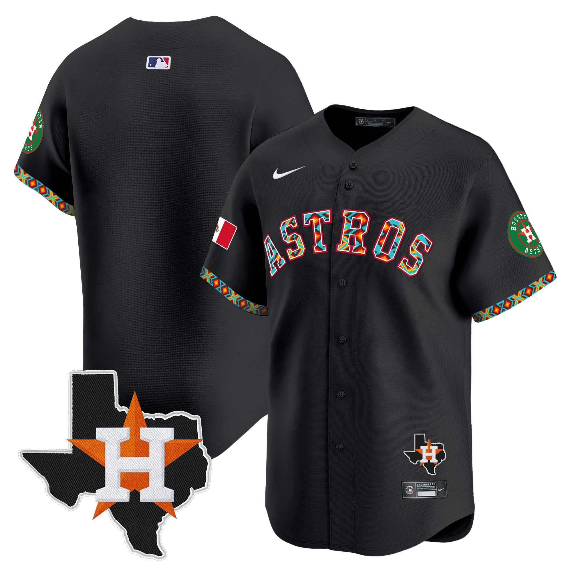 Men’s Houston Mexico Vapor Premier Limited Jersey V3