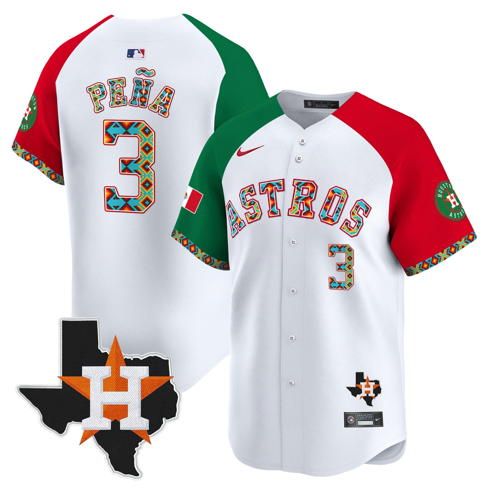 Men’s Houston Mexico Vapor Premier Limited Jersey V3