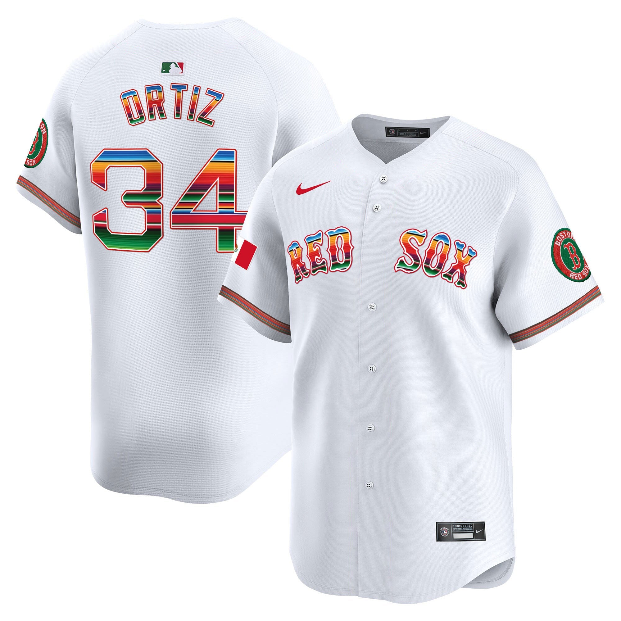 Men’s Boston Mexico Vapor Premier Limited Jersey