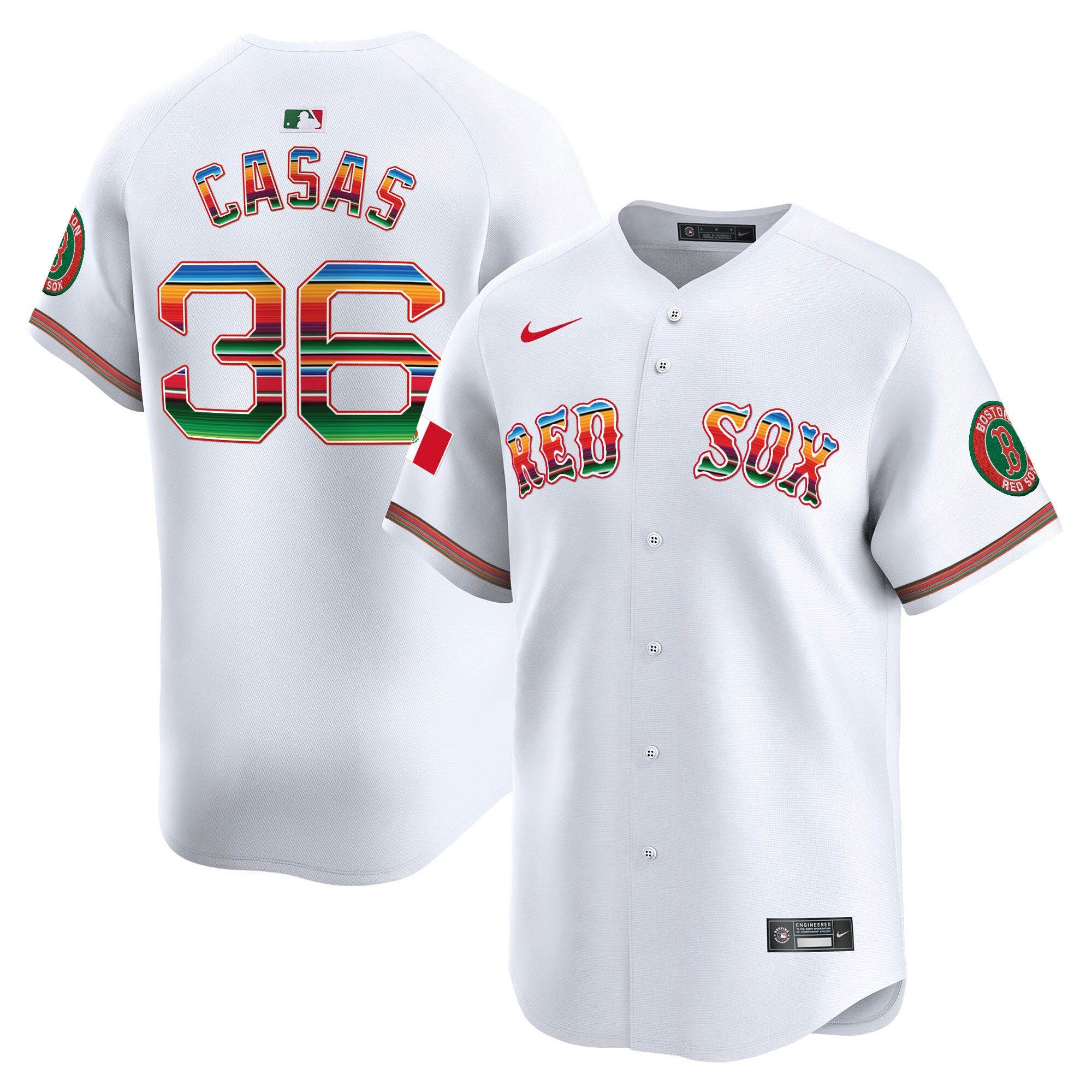 Men’s Boston Mexico Vapor Premier Limited Jersey