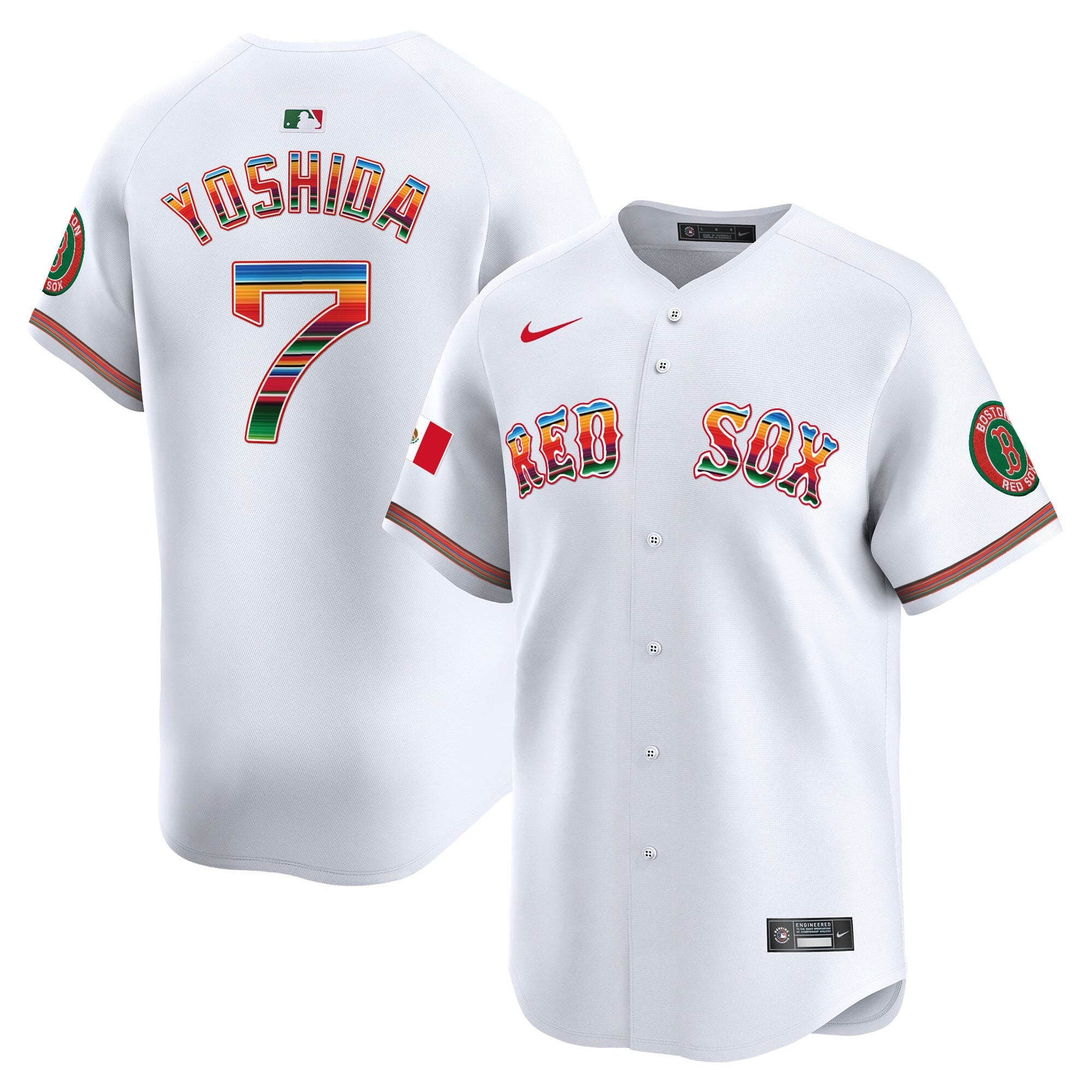 Men’s Boston Mexico Vapor Premier Limited Jersey