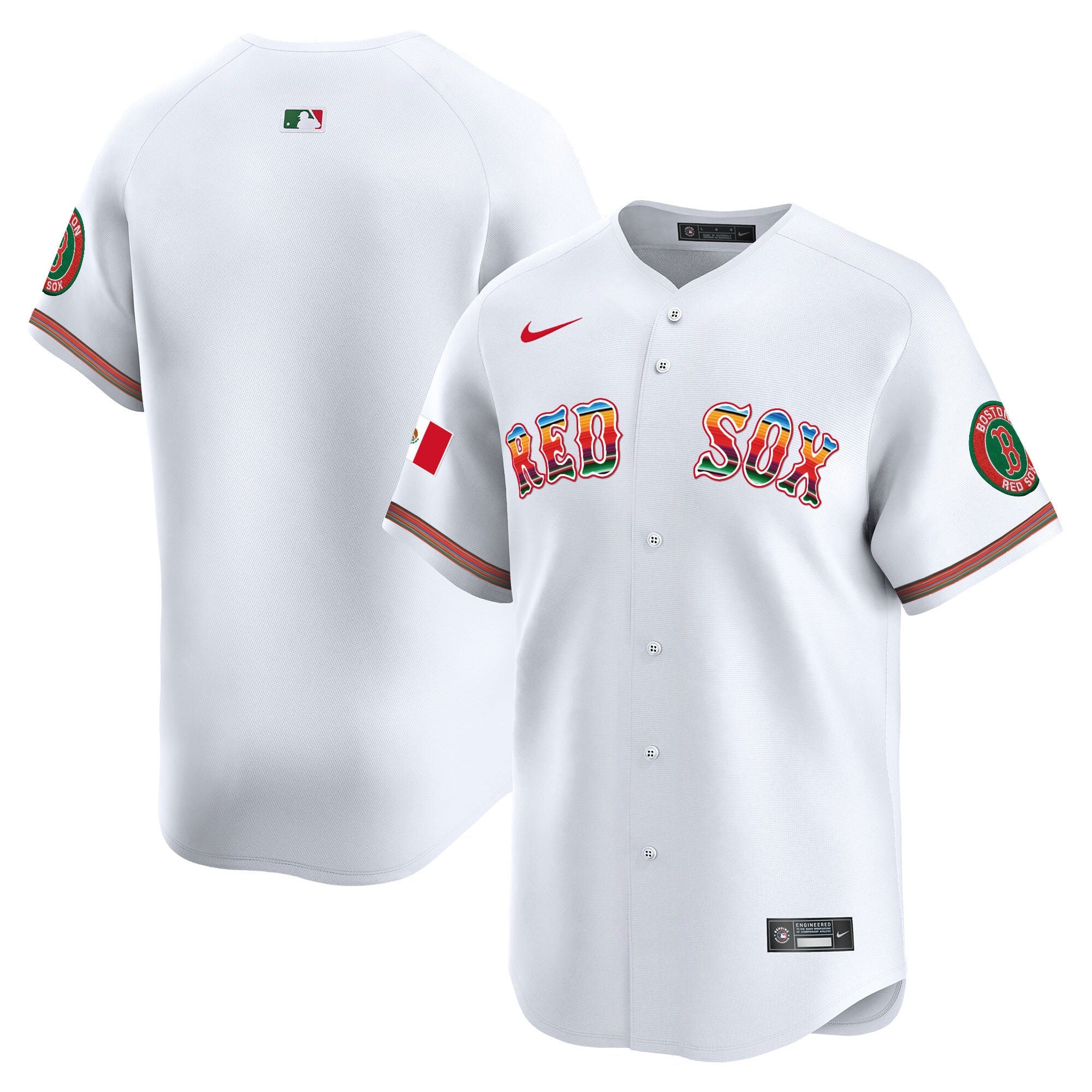 Men’s Boston Mexico Vapor Premier Limited Jersey