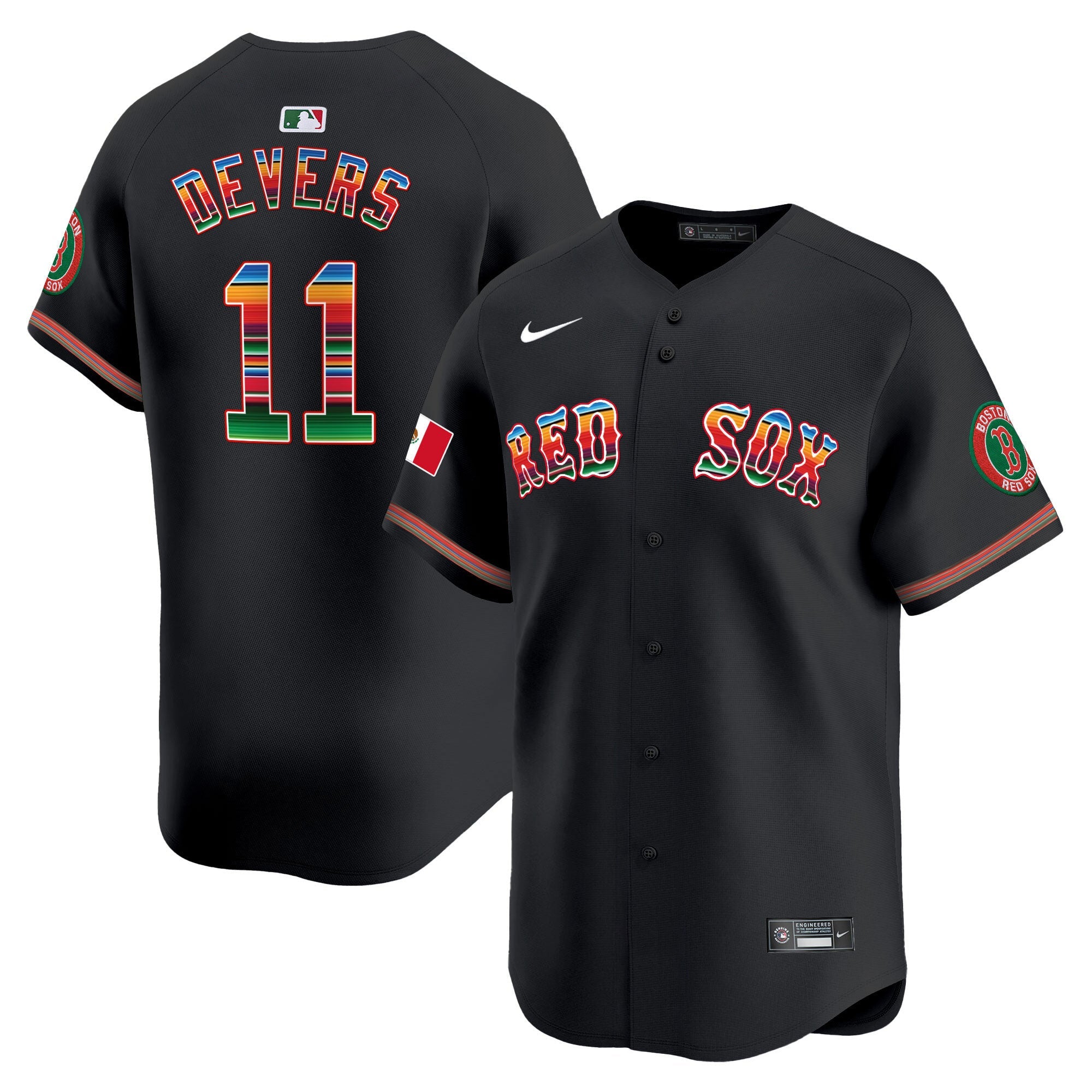 Men’s Boston Mexico Vapor Premier Limited Jersey
