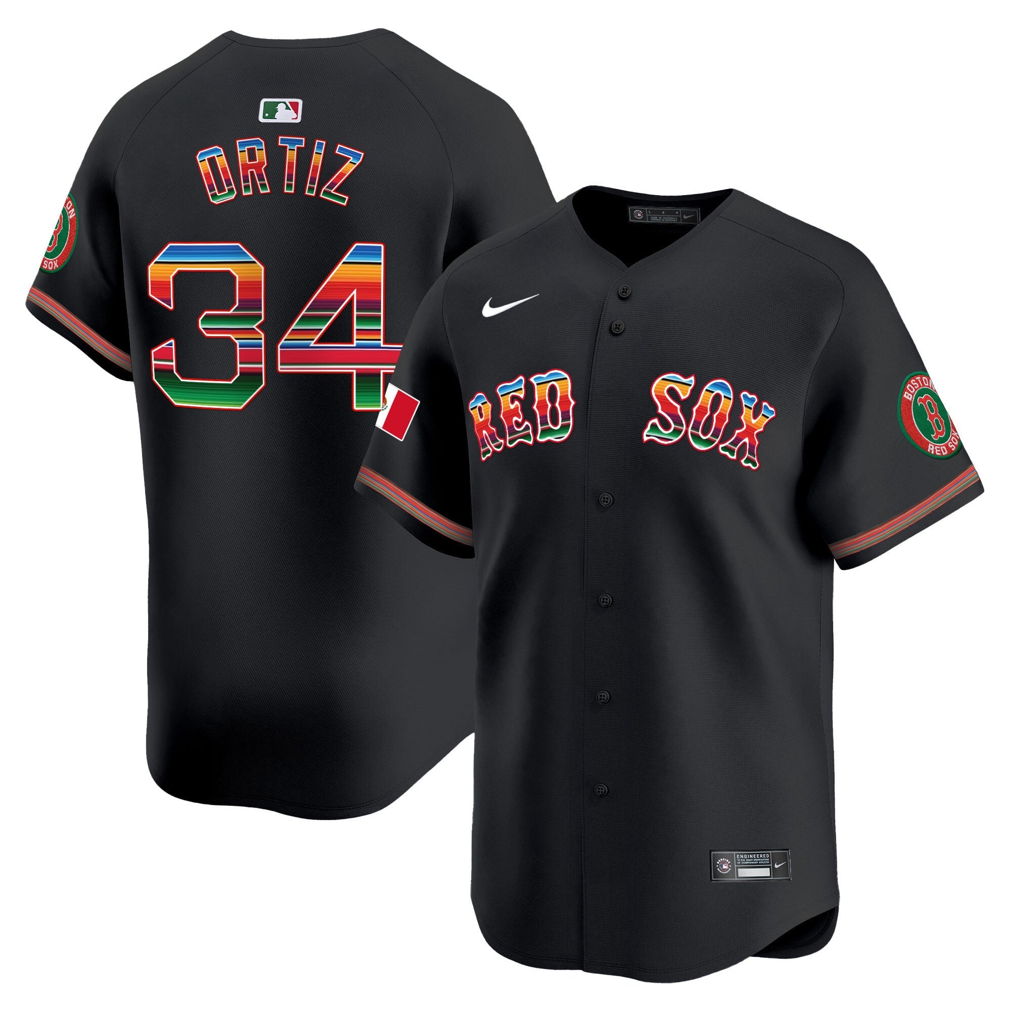 Men’s Boston Mexico Vapor Premier Limited Jersey