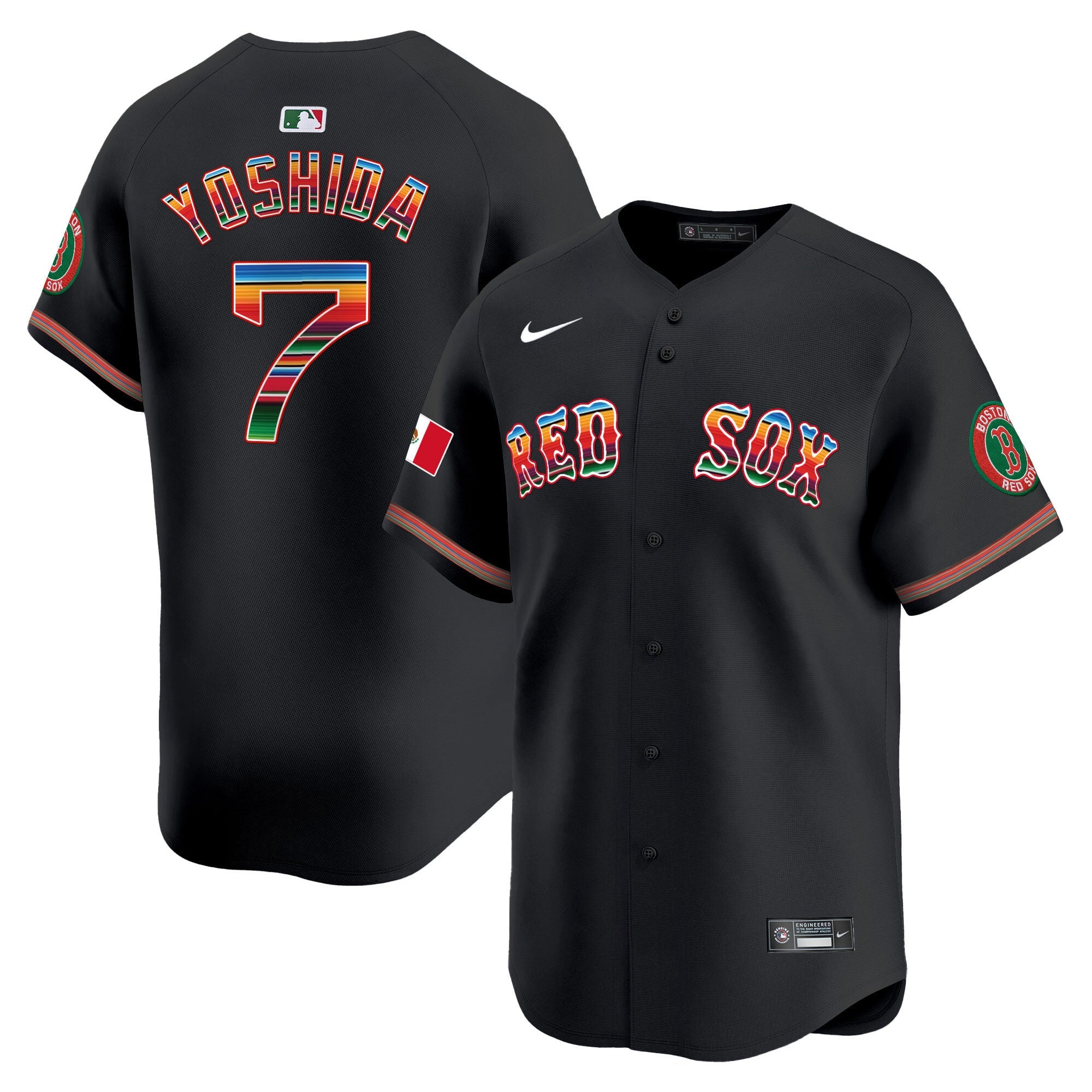 Men’s Boston Mexico Vapor Premier Limited Jersey