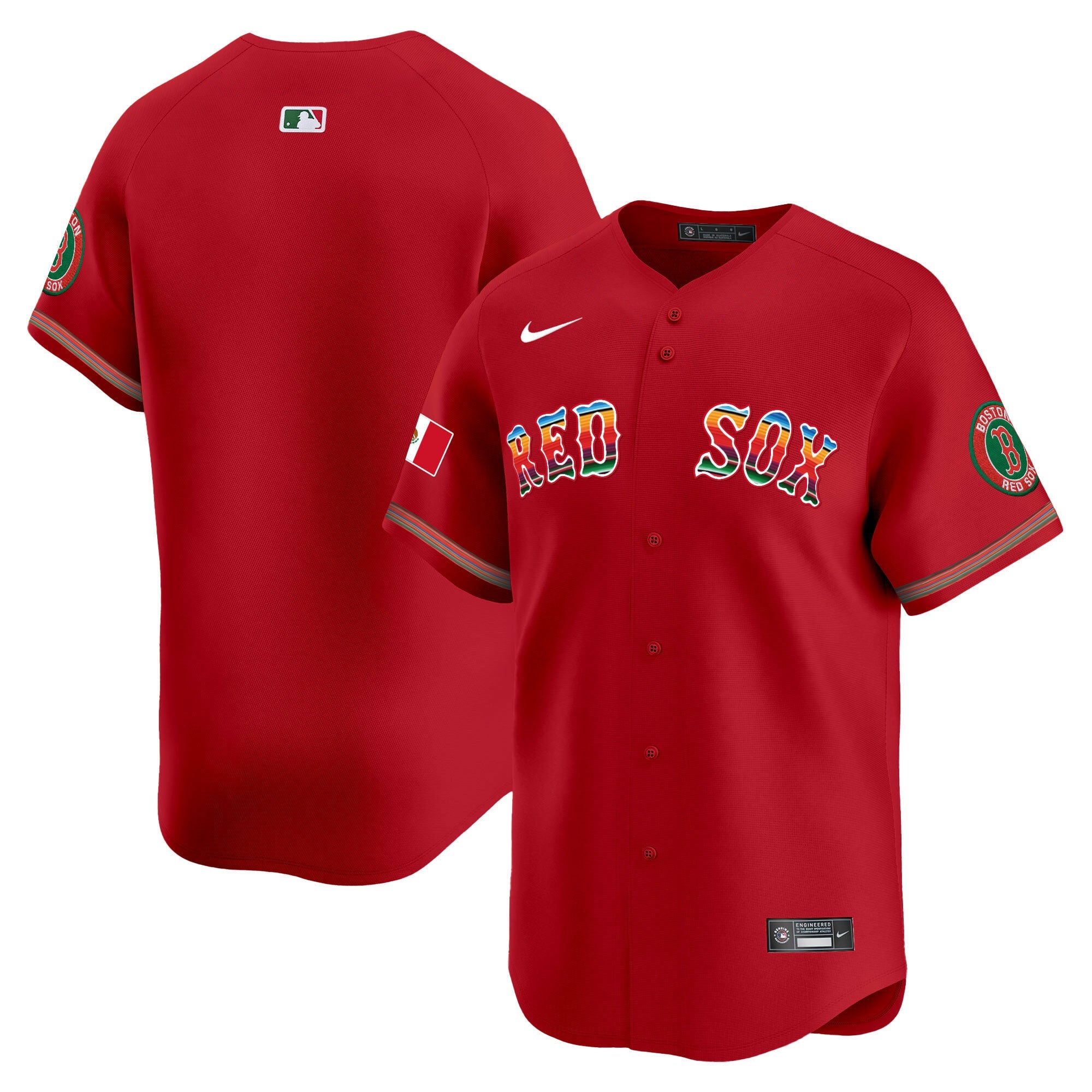 Men’s Boston Mexico Vapor Premier Limited Jersey