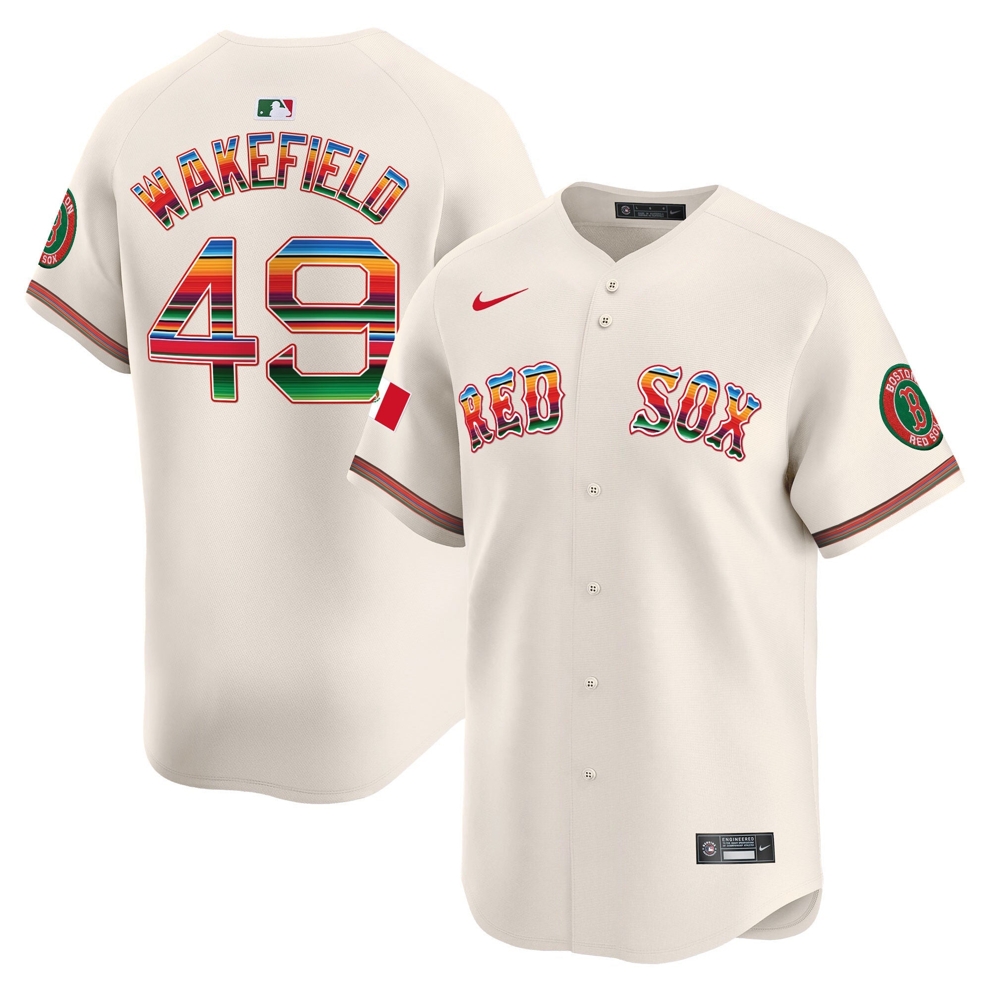Men’s Boston Mexico Vapor Premier Limited Jersey