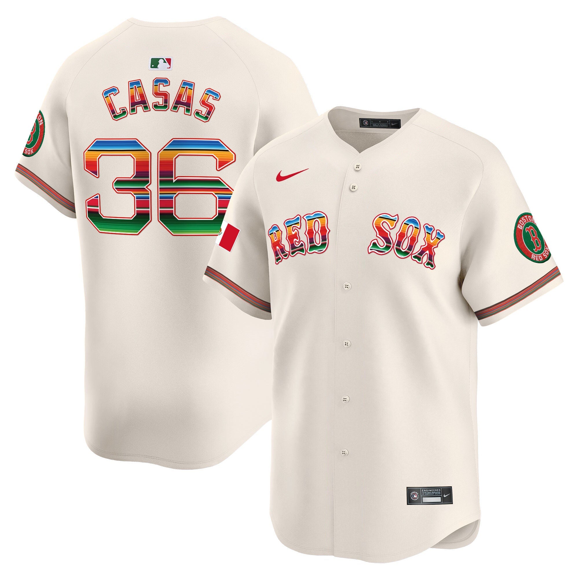 Men’s Boston Mexico Vapor Premier Limited Jersey