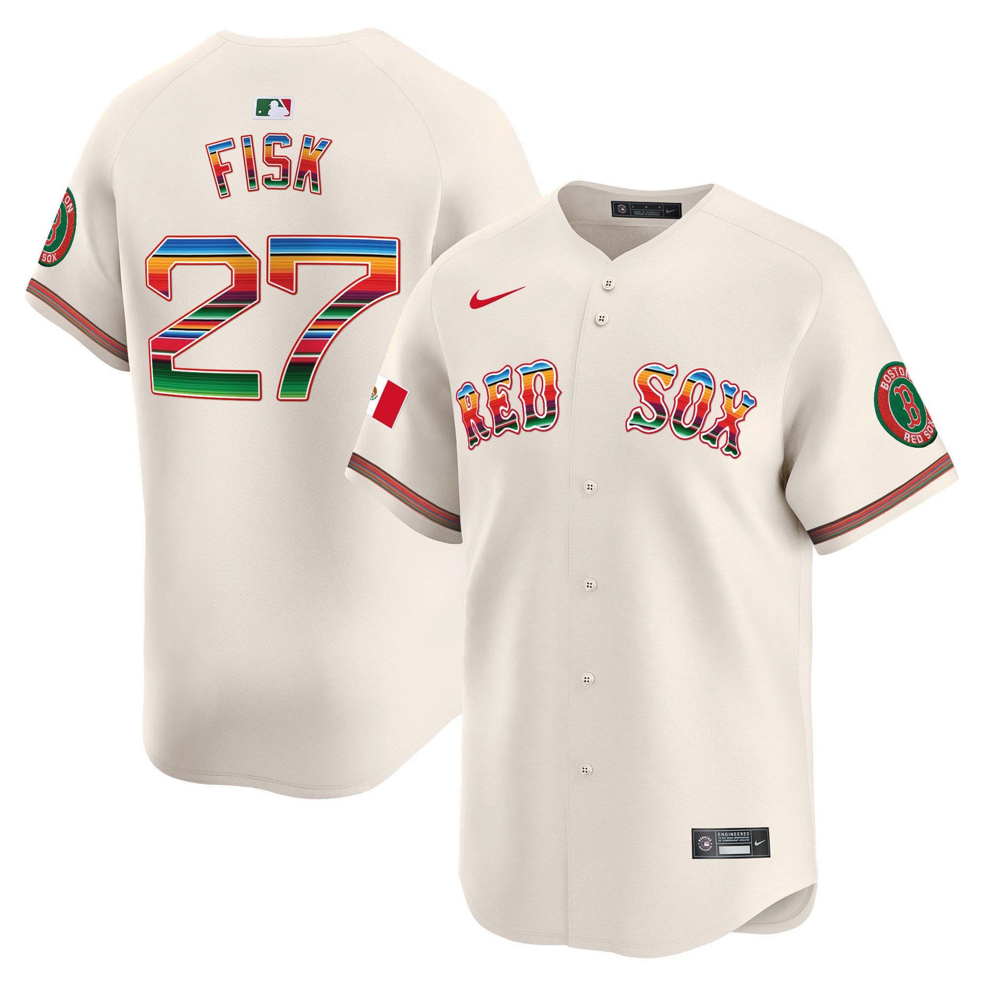 Men’s Boston Mexico Vapor Premier Limited Jersey