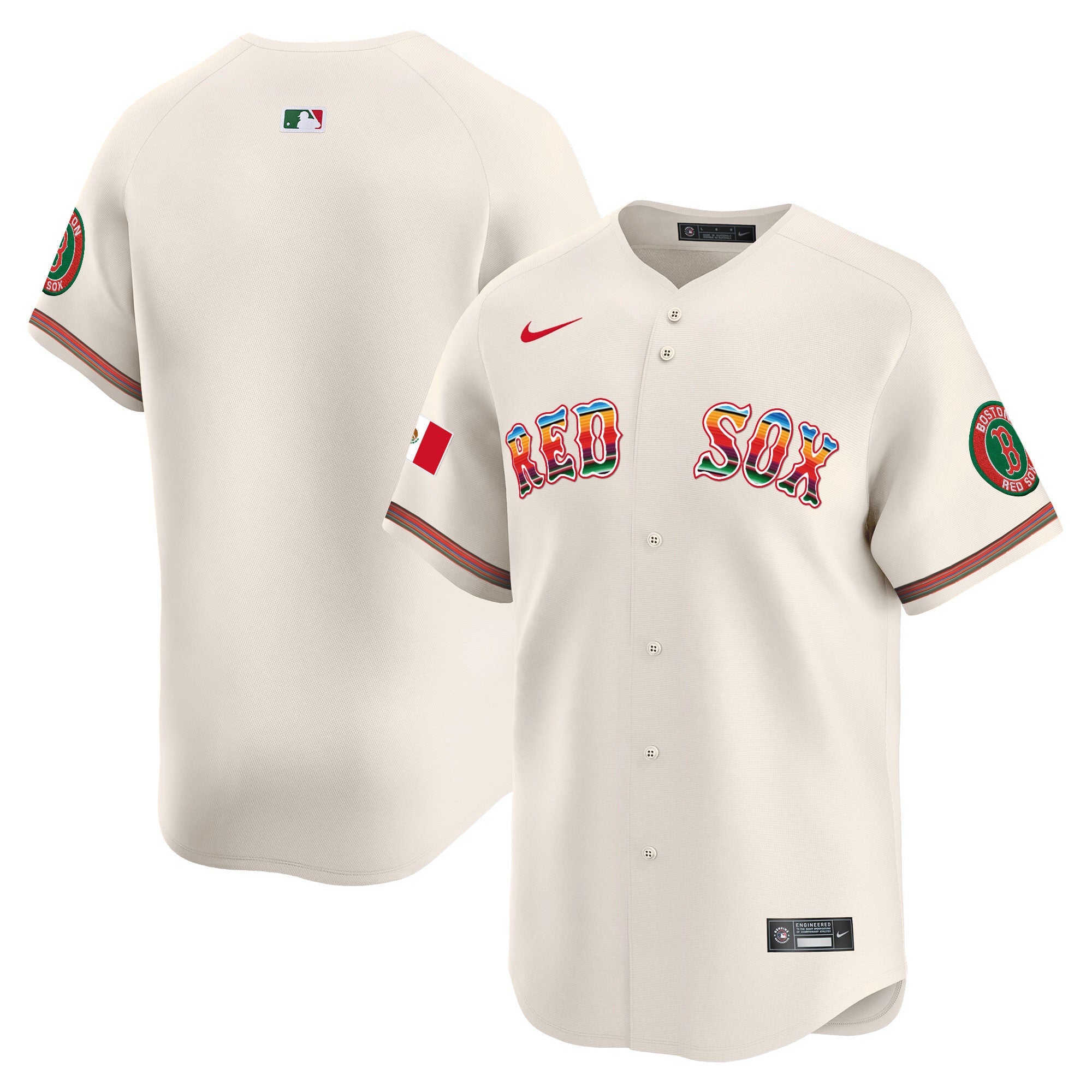 Men’s Boston Mexico Vapor Premier Limited Jersey