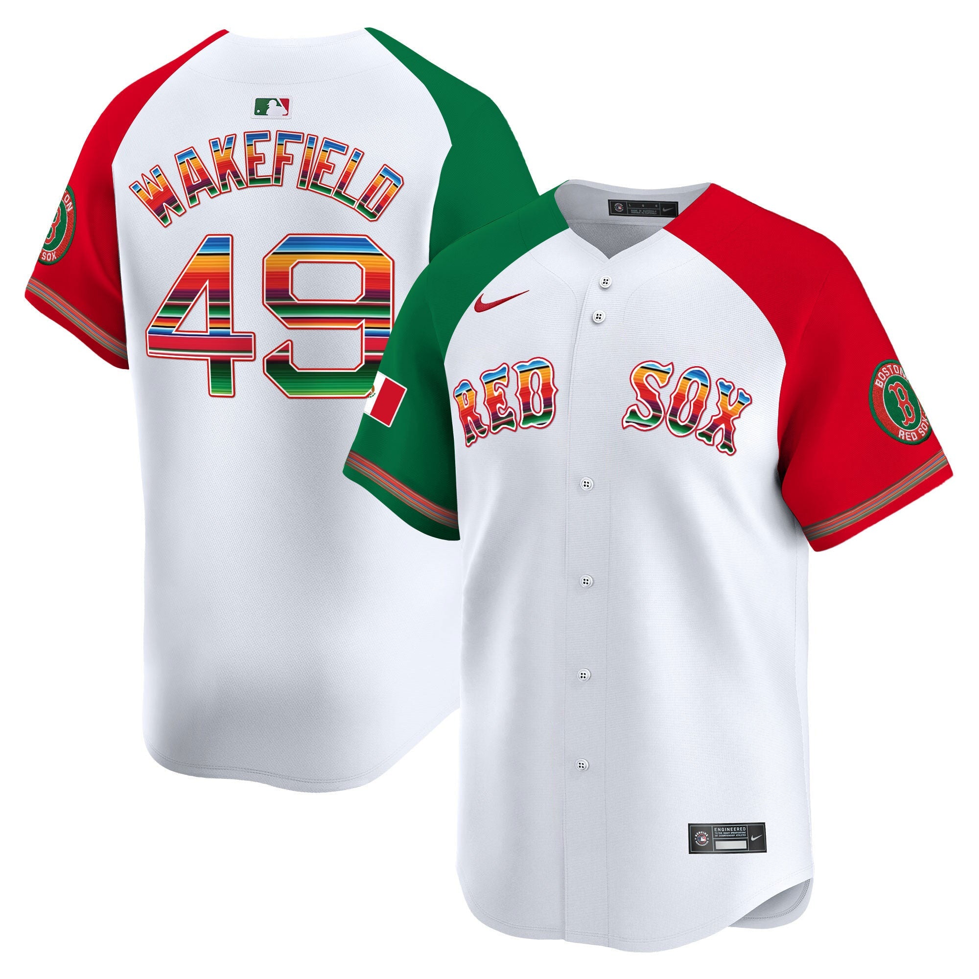 Men’s Boston Mexico Vapor Premier Limited Jersey