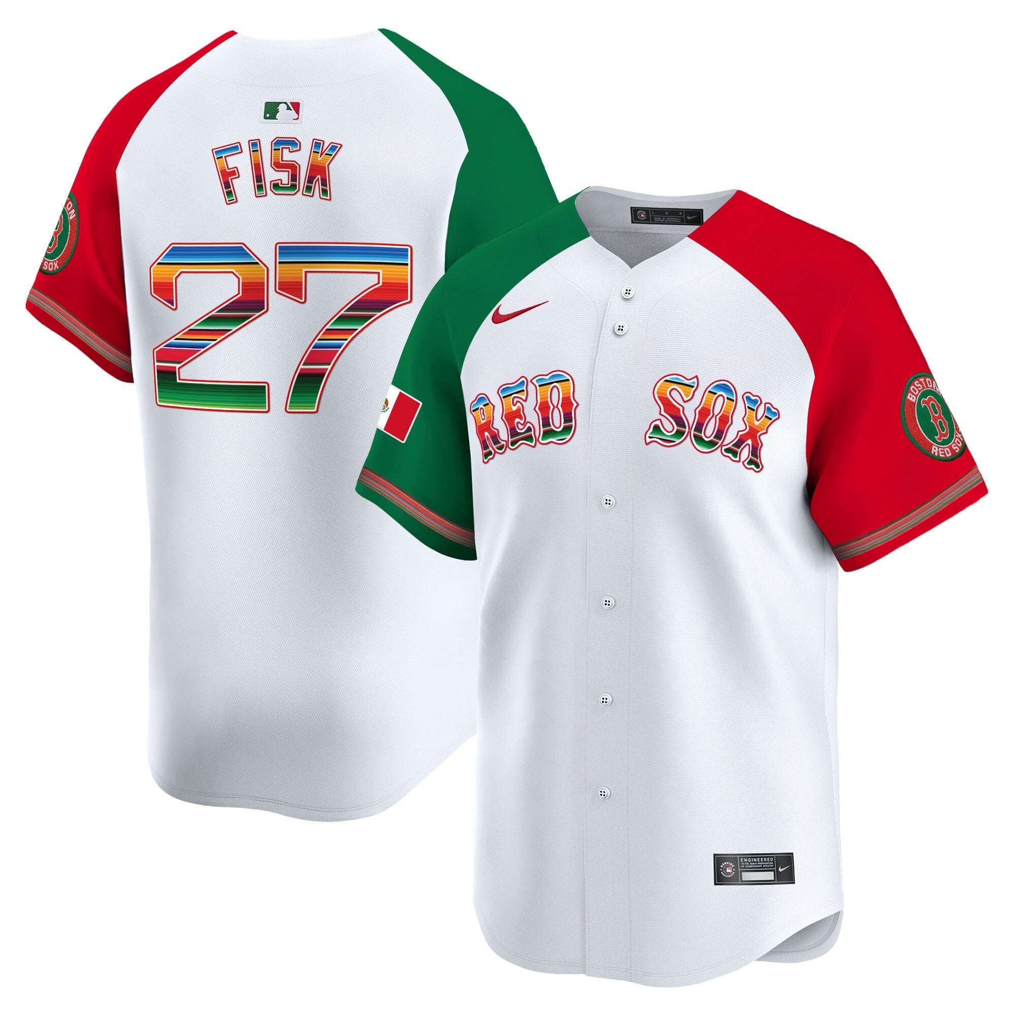 Men’s Boston Mexico Vapor Premier Limited Jersey