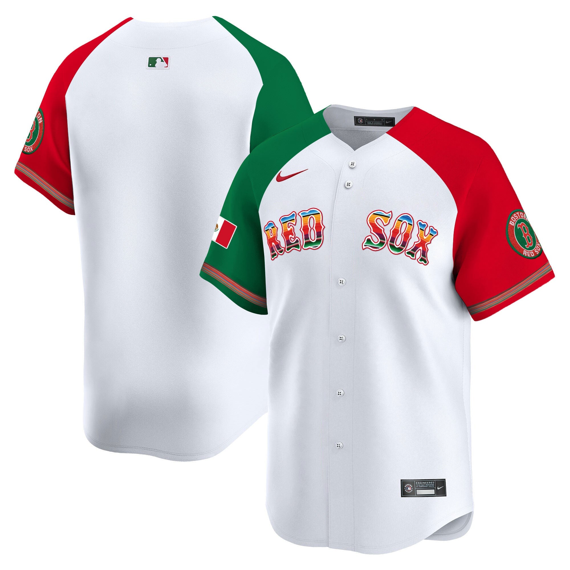 Men’s Boston Mexico Vapor Premier Limited Jersey