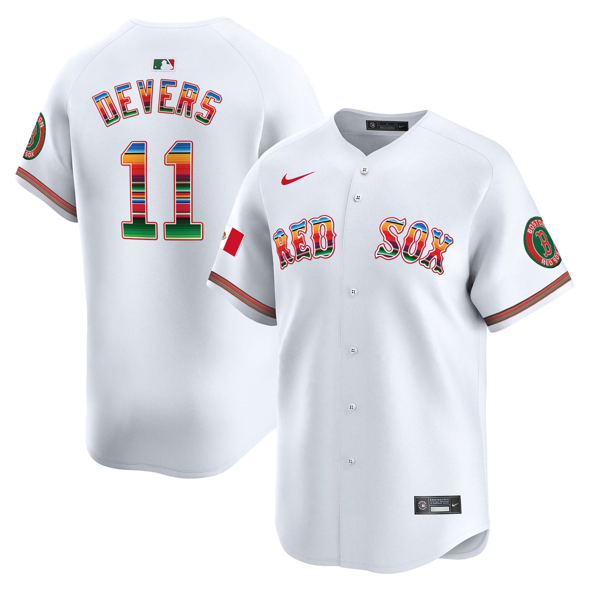 Men’s Boston Mexico Vapor Premier Limited Jersey