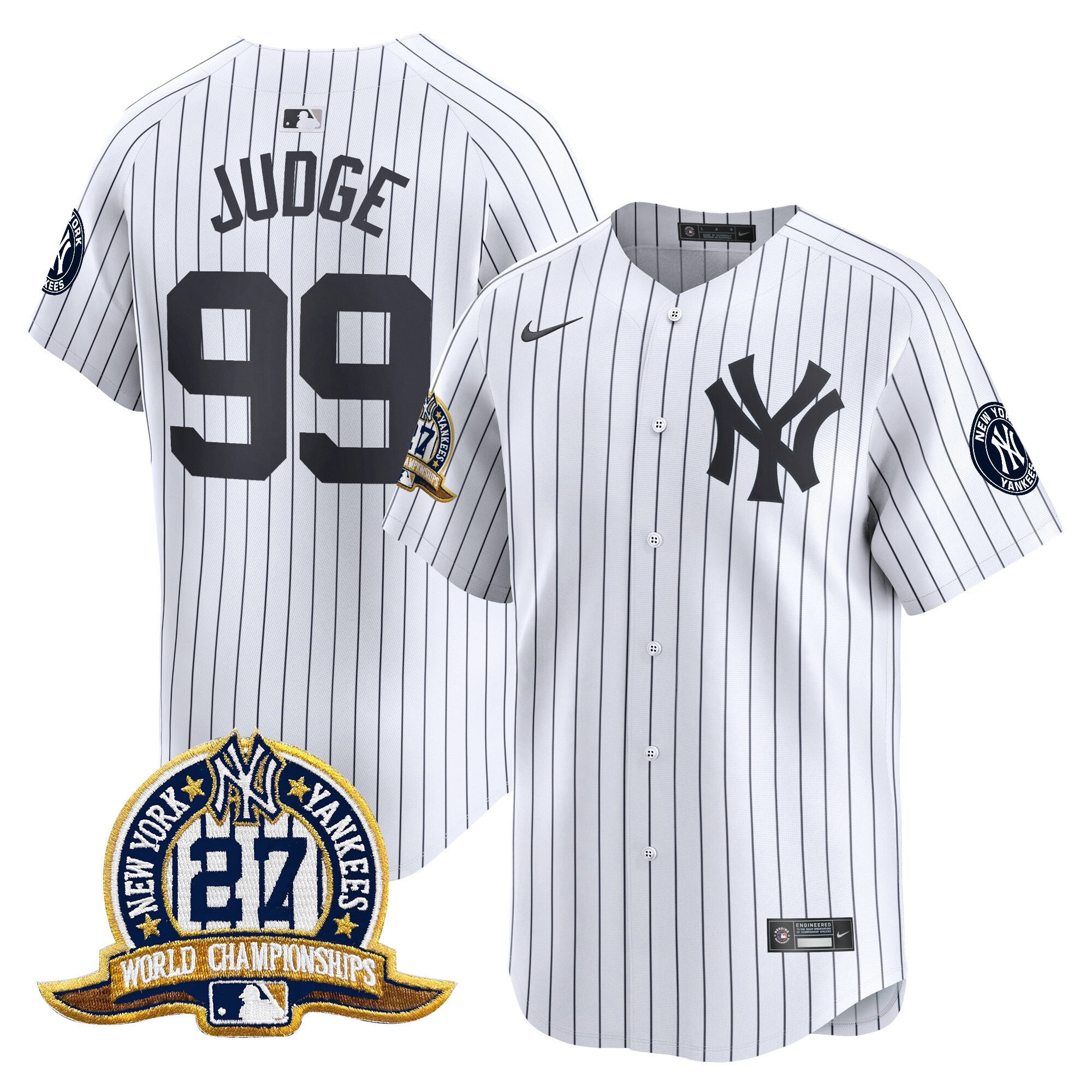 Men’s New York 27 Time Champions Patch Vapor Premier Limited Jersey