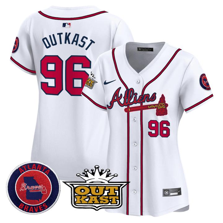 OutKast Atlanta Atliens White Vapor Premier Limited Jersey