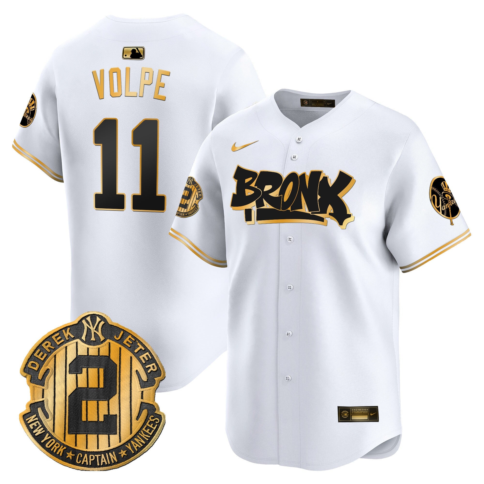 Men’s New York The Bronx Graffiti Vapor Premier Limited Jersey V6