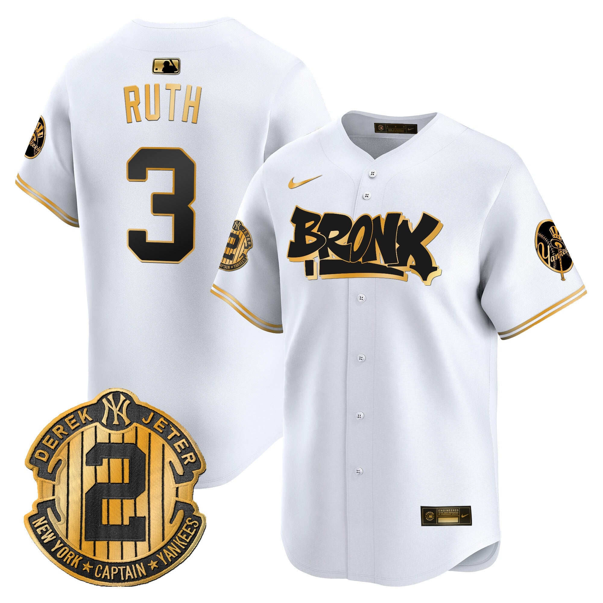 Men’s New York The Bronx Graffiti Vapor Premier Limited Jersey V6