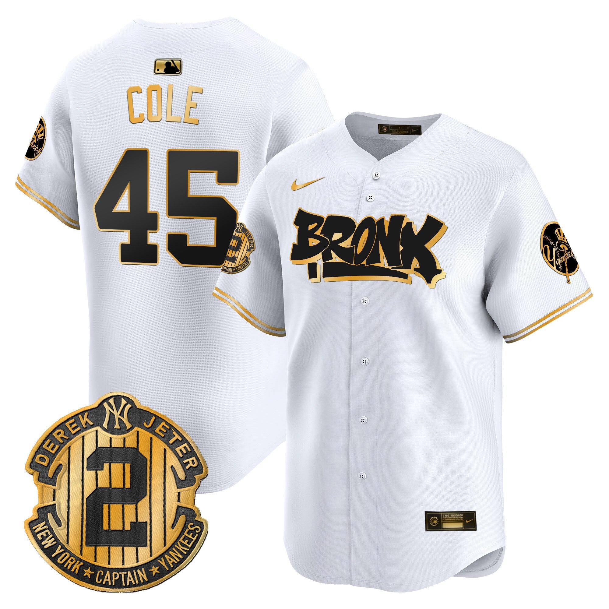 Men’s New York The Bronx Graffiti Vapor Premier Limited Jersey V6
