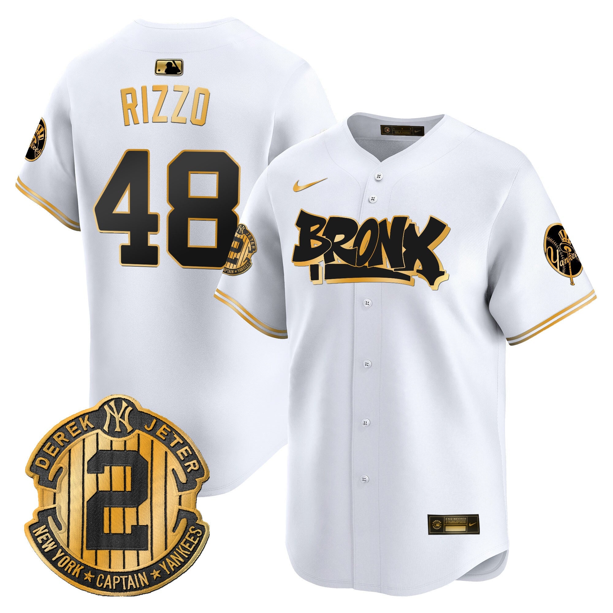 Men’s New York The Bronx Graffiti Vapor Premier Limited Jersey V6