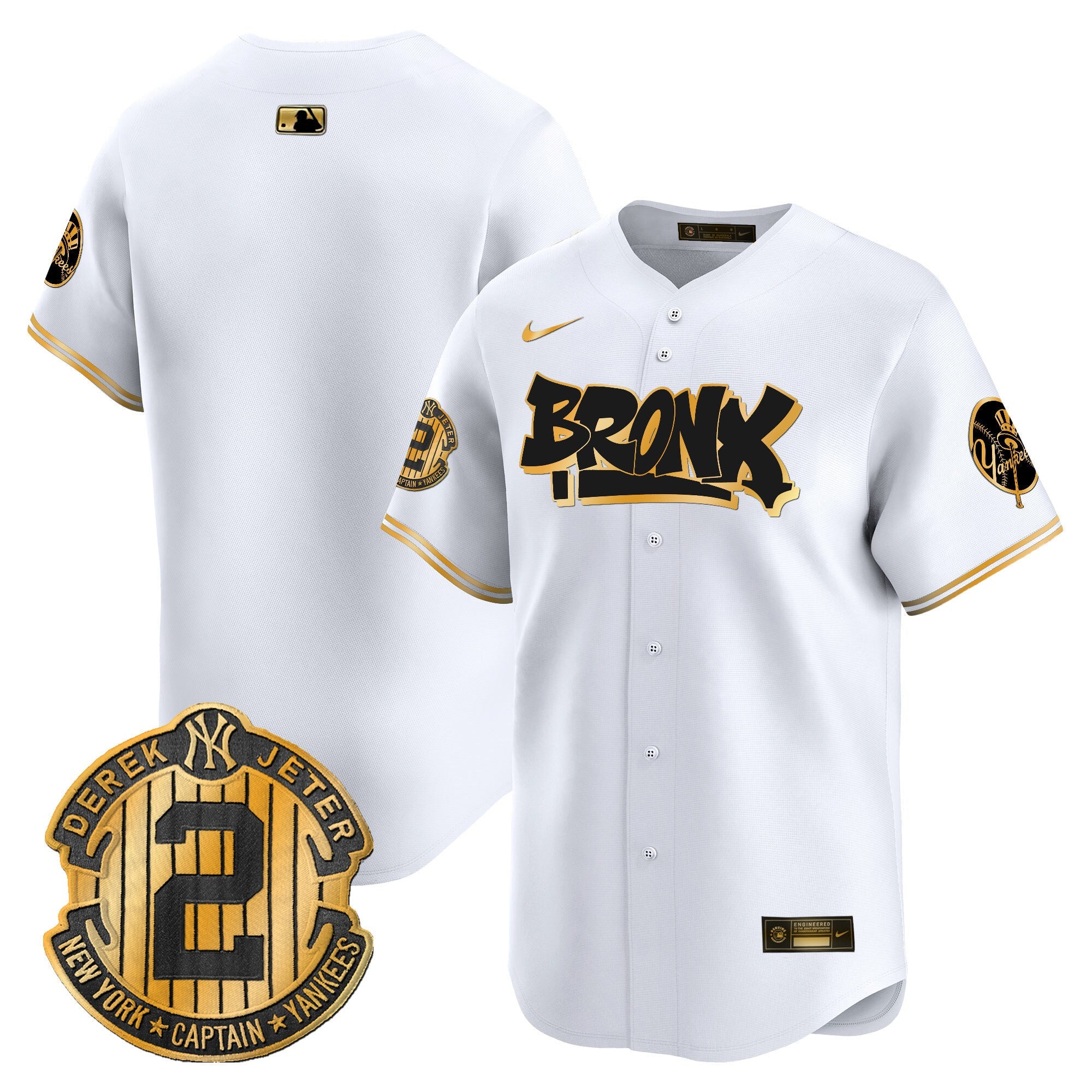 Men’s New York The Bronx Graffiti Vapor Premier Limited Jersey V6